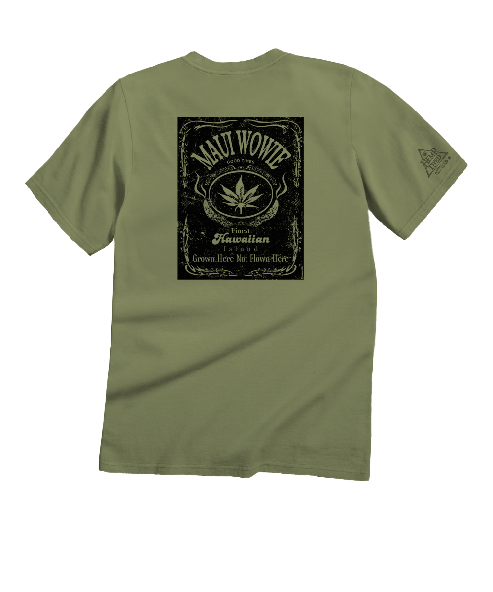 Good Times - Hemp Dyed Short Sleeve Crewneck T-Shirt