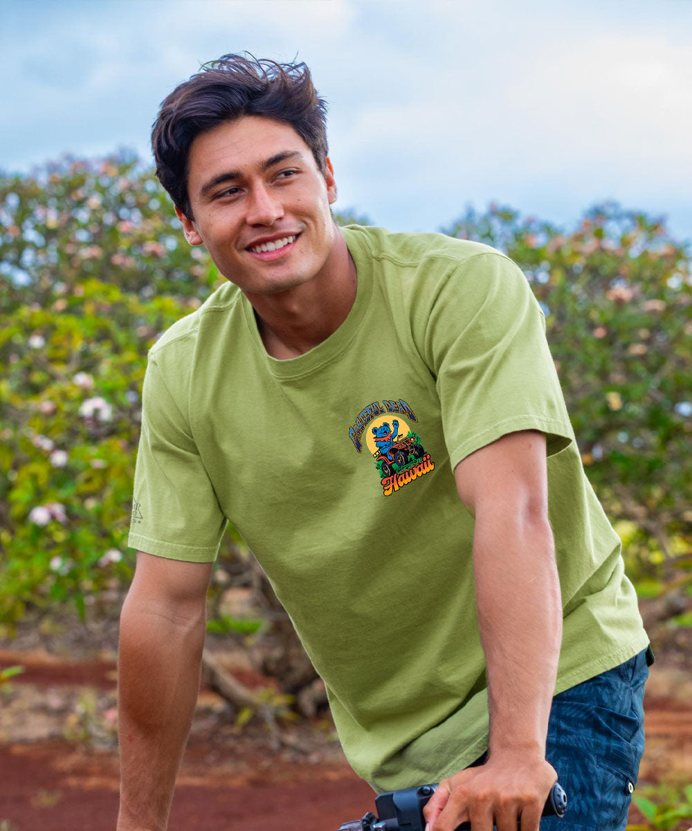 Grateful Dead ATV Koolau - Hemp Dyed Short Sleeve Crewneck T-Shirt 3 Grateful Dead ATV Koolau - Hemp Dyed Short Sleeve Crewneck T-Shirt