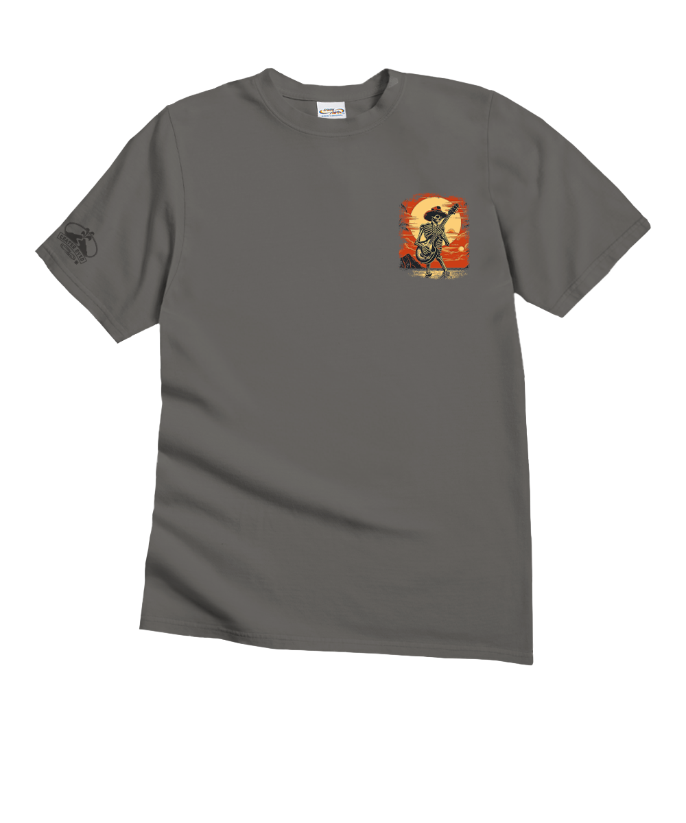 Grateful Dead Concert Poster - Crater Dyed® Short Sleeve Crewneck T-Shirt 4 Grateful Dead Concert Poster - Crater Dyed® Short Sleeve Crewneck T-Shirt