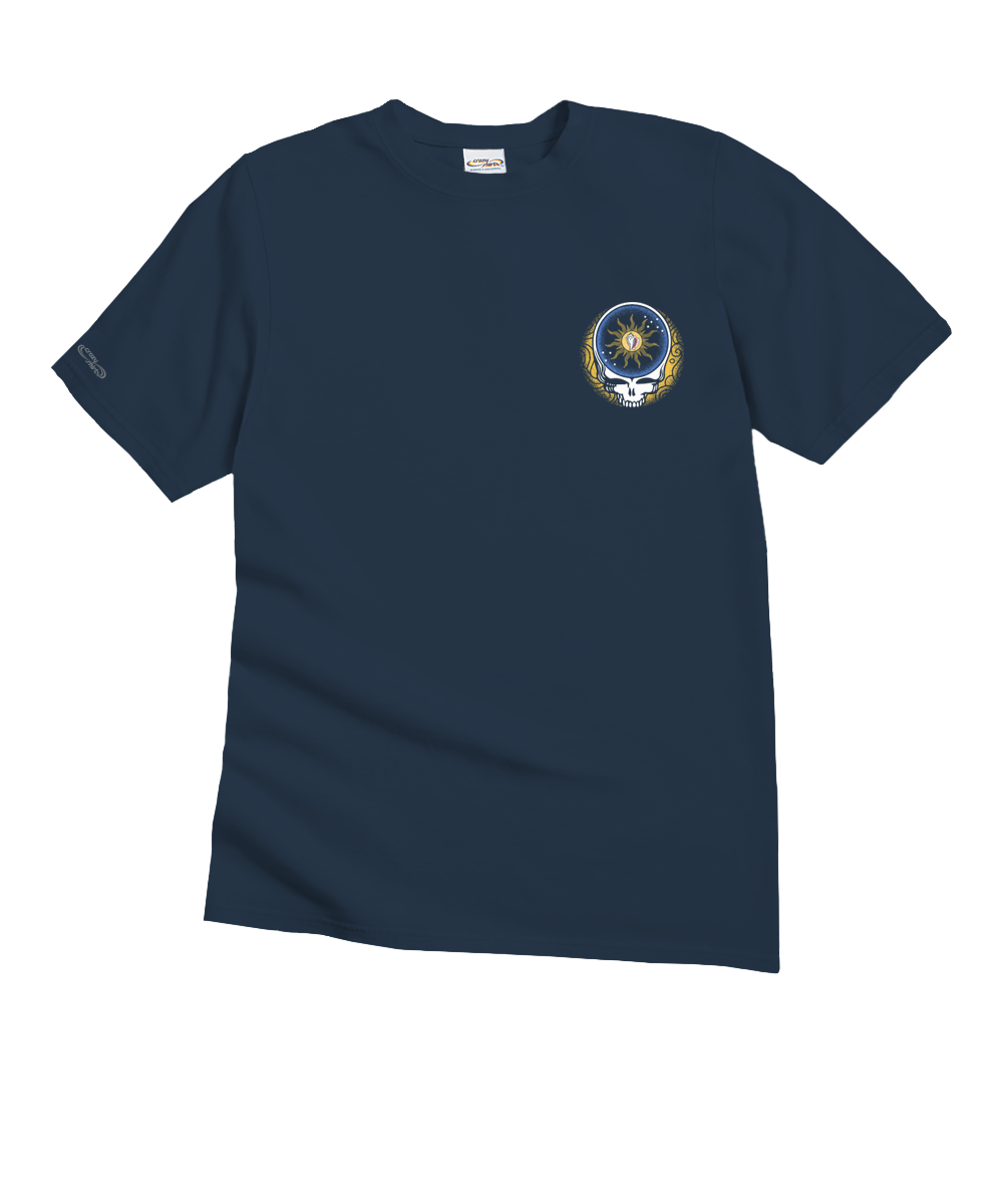Grateful Dead Conch Republic Flag - Navy Short Sleeve Crewneck T-Shirt 4 Grateful Dead Conch Republic Flag - Navy Short Sleeve Crewneck T-Shirt