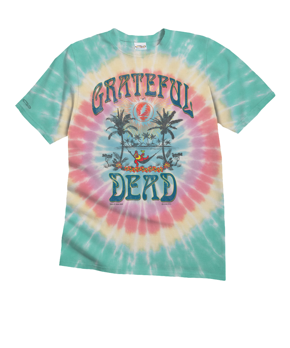 Grateful Dead Endless Summer - Tie Dye Short Sleeve Crewneck T-Shirt 1 Grateful Dead Endless Summer - Tie Dye Short Sleeve Crewneck T-Shirt