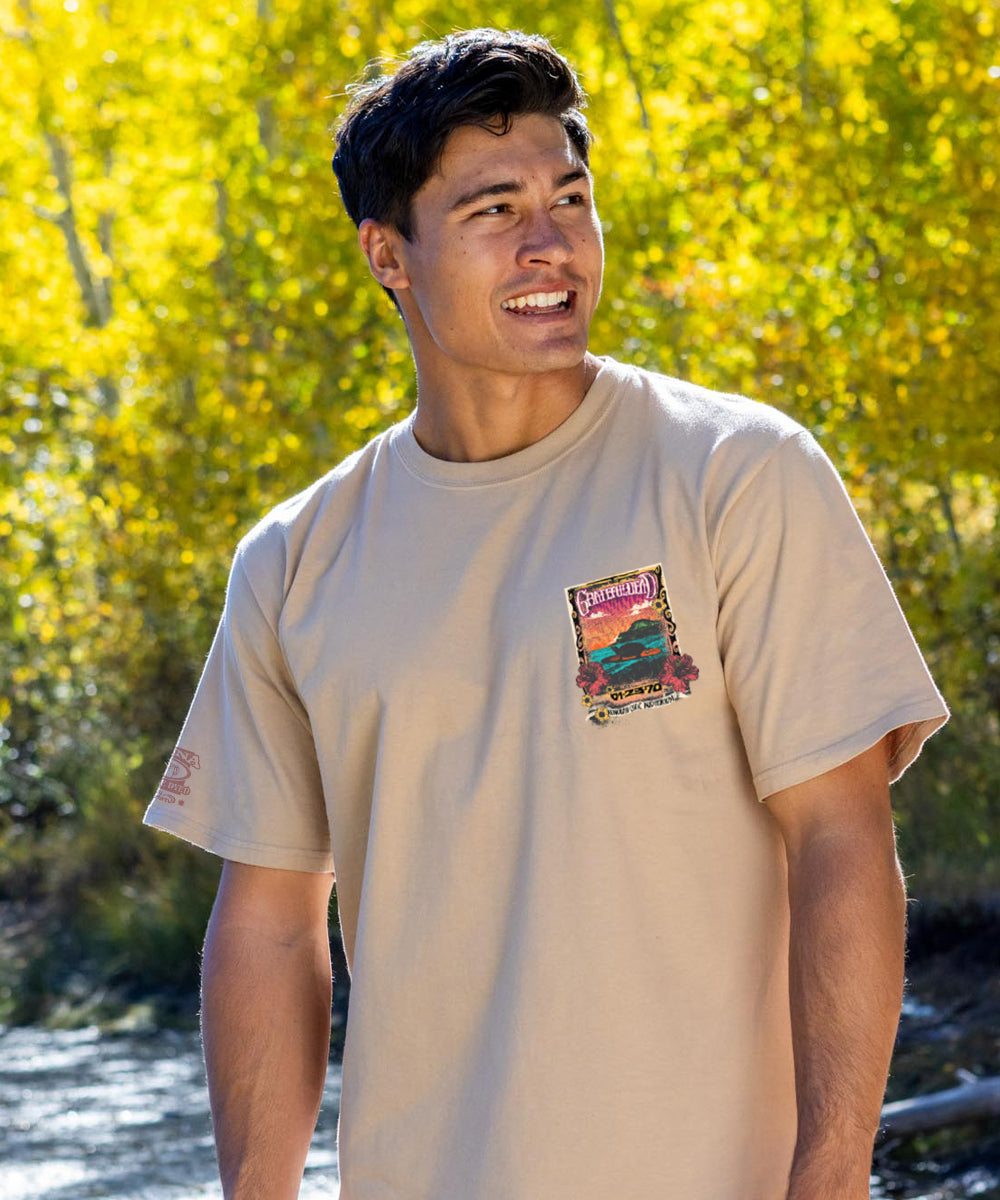 Grateful Dead Honolulu Concert - Kona Coffee Dyed Short Sleeve Crewneck T-Shirt 3 Grateful Dead Honolulu Concert - Kona Coffee Dyed Short Sleeve Crewneck T-Shirt