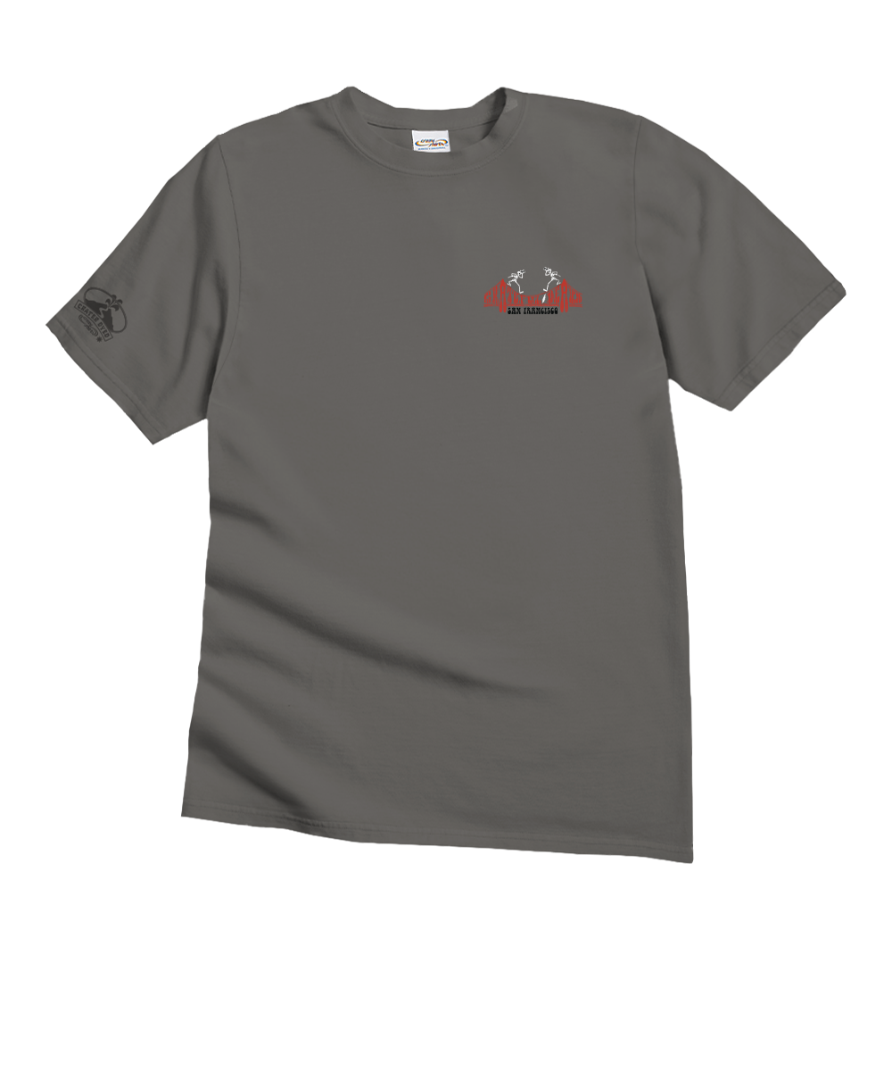 Grateful Dead San Francisco Bridge - Crater Dyed® Short Sleeve Crewneck T-Shirt 4 Grateful Dead San Francisco Bridge - Crater Dyed® Short Sleeve Crewneck T-Shirt