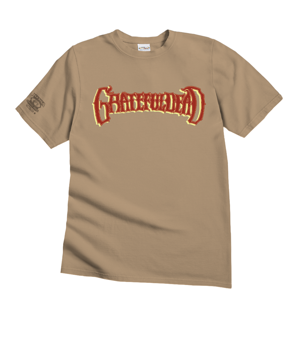 Grateful Dead Surfs Up - Kona Coffee Dyed Short Sleeve Crewneck T-Shirt 4 Grateful Dead Surfs Up - Kona Coffee Dyed Short Sleeve Crewneck T-Shirt