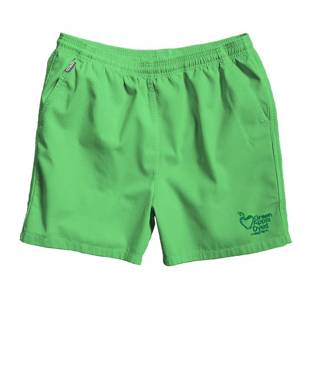 Green Apple Dyed Crazyshorts® Twill Shorts