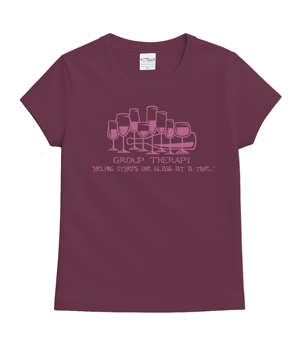 Group Therapy - Wine Dyed Short Sleeve Crewneck T-Shirt