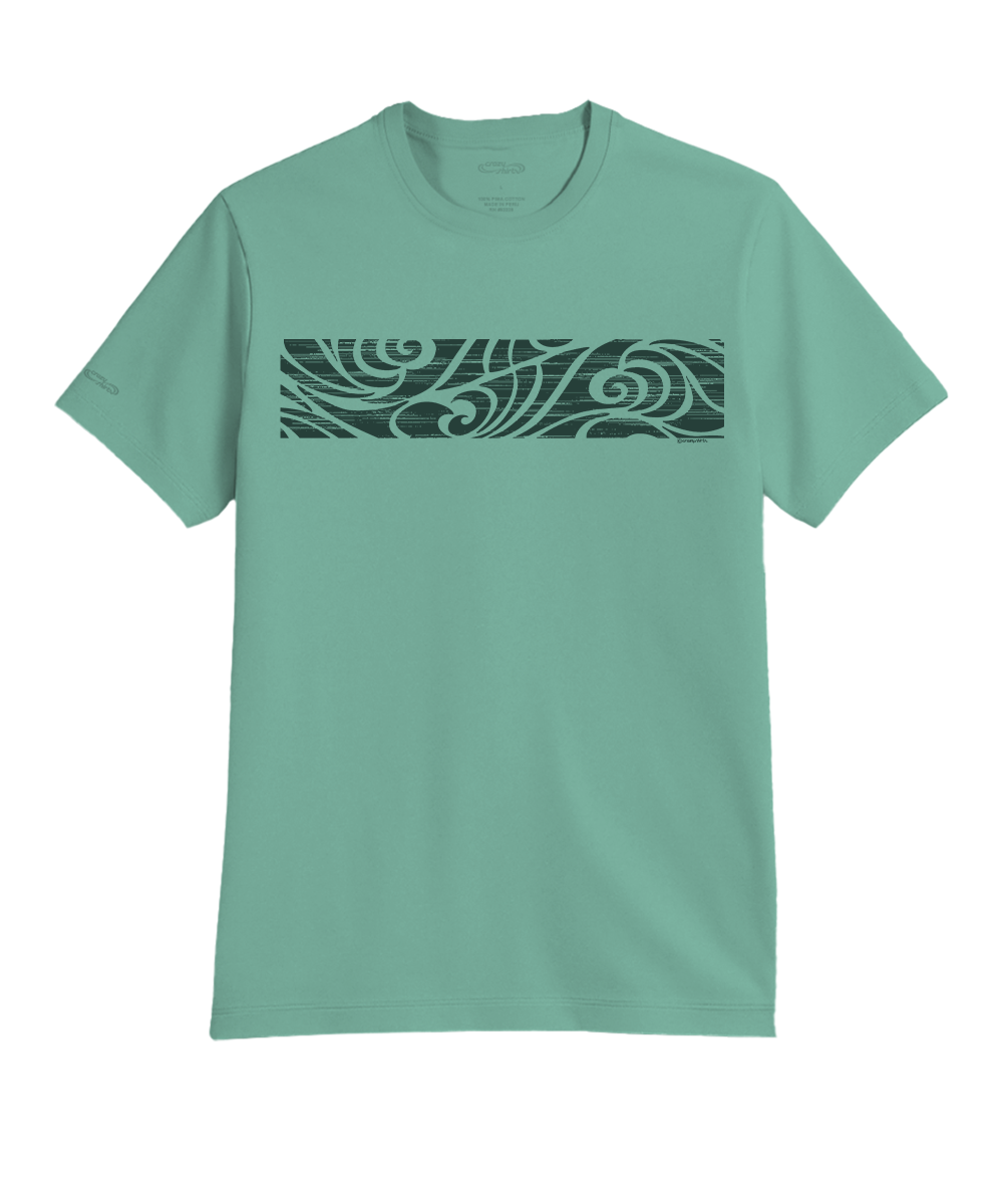 Hanele Band - Seagreen Short Sleeve Pima T-Shirt