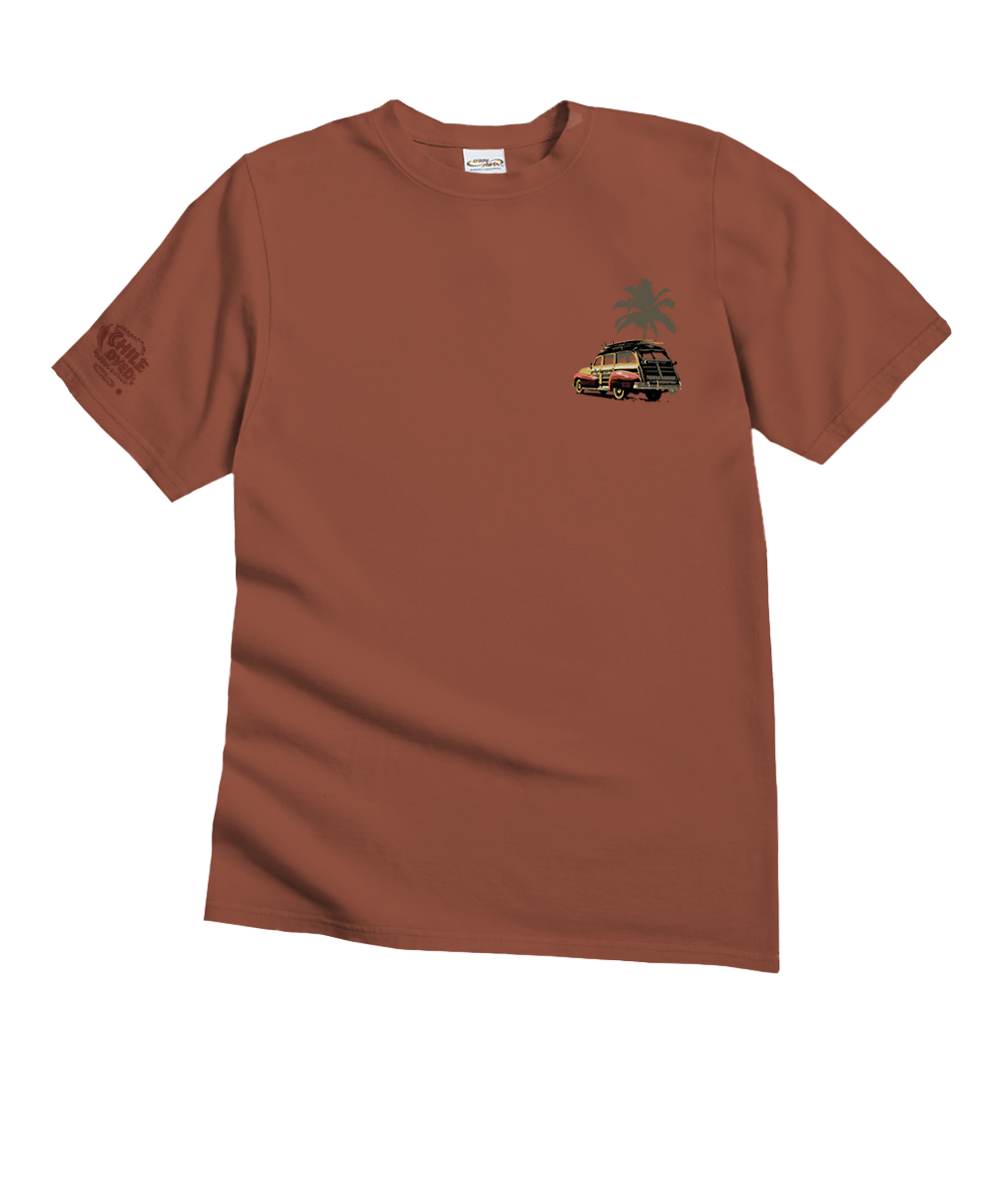 Hawaii Woody - Chile Dyed Short Sleeve Crewneck T-Shirt 2 Hawaii Woody - Chile Dyed Short Sleeve Crewneck T-Shirt