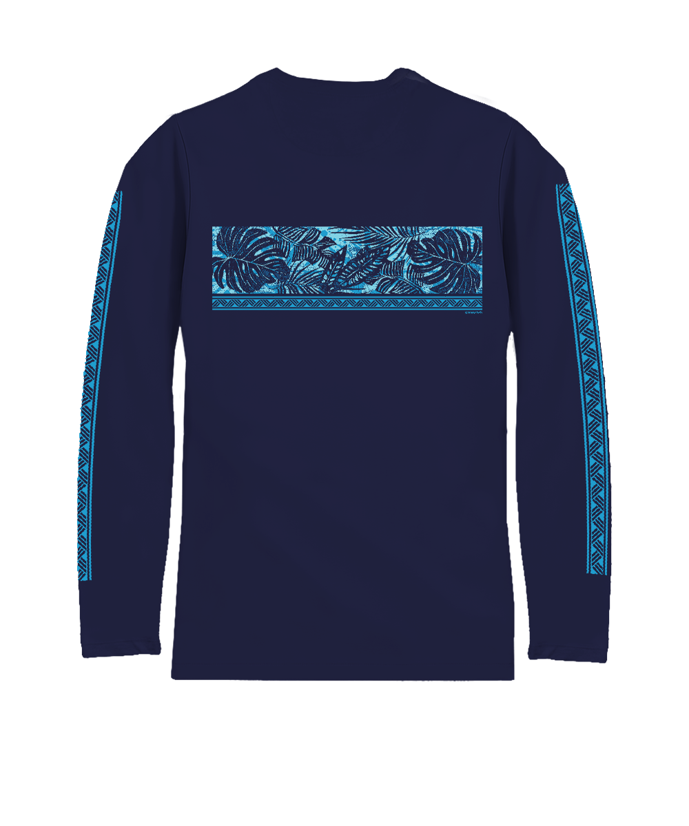 Holo Holo Band - Indigo Long Sleeve Pima T-Shirt 4 Holo Holo Band - Indigo Long Sleeve Pima T-Shirt