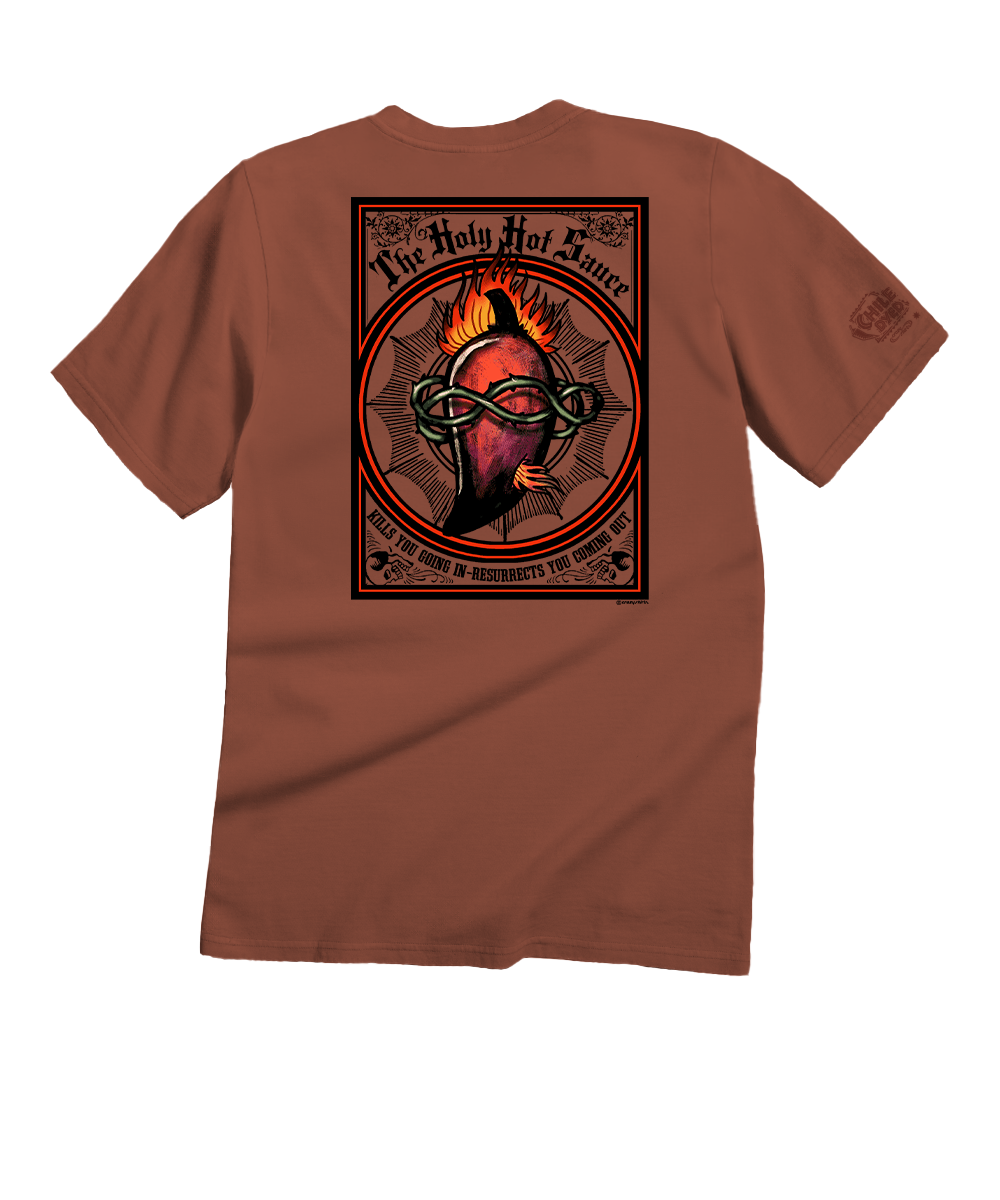 Holy Hot Sauce - Chile Dyed Short Sleeve Crewneck T-Shirt