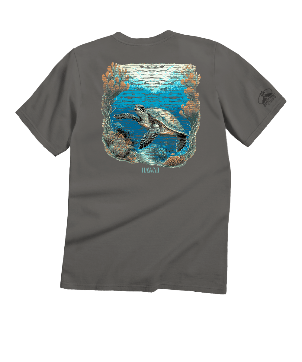 Honu Kai Scenic - Crater Dyed® Short Sleeve Crewneck T-Shirt