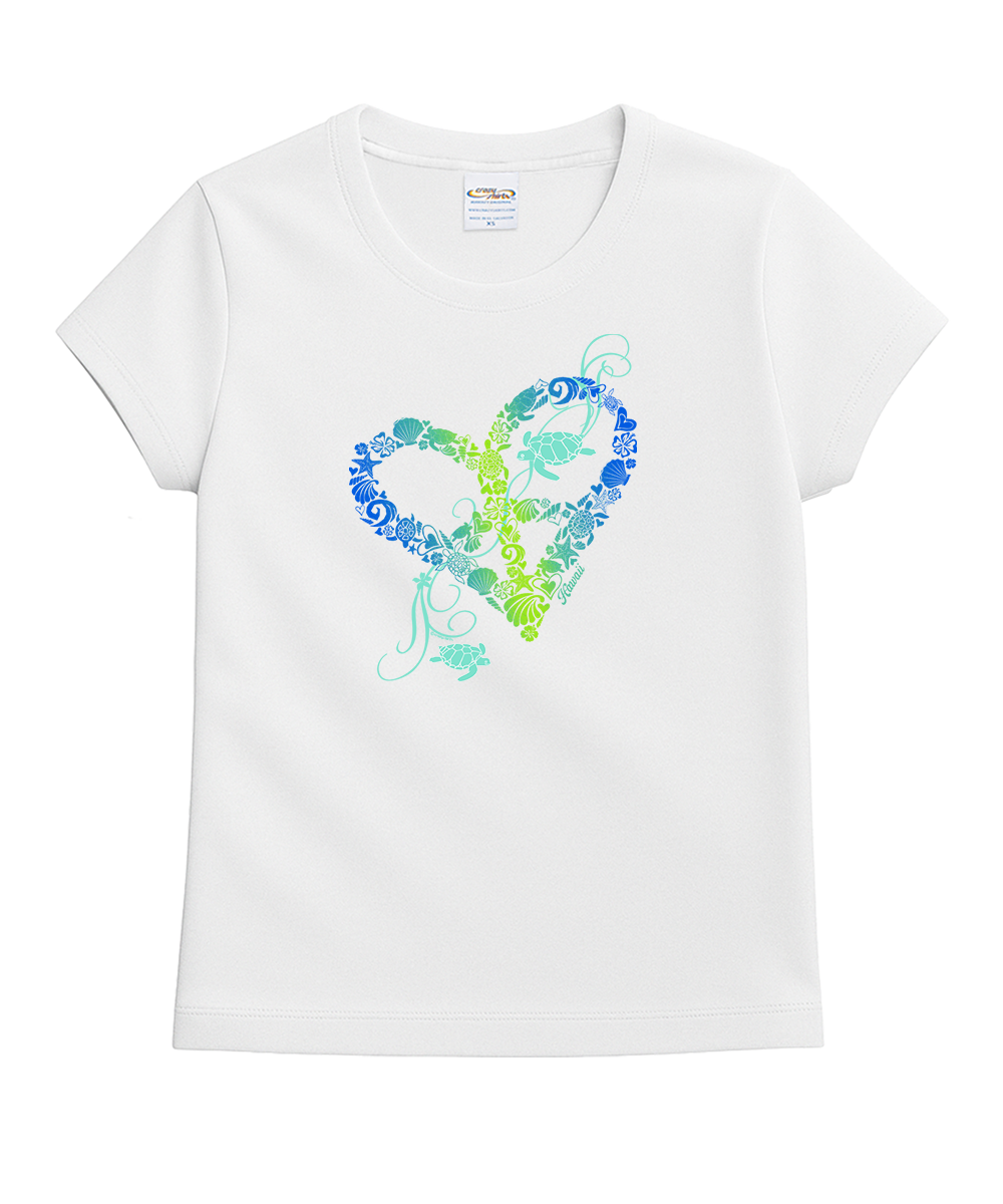 Honu Love - White Short Sleeve Crewneck T-Shirt