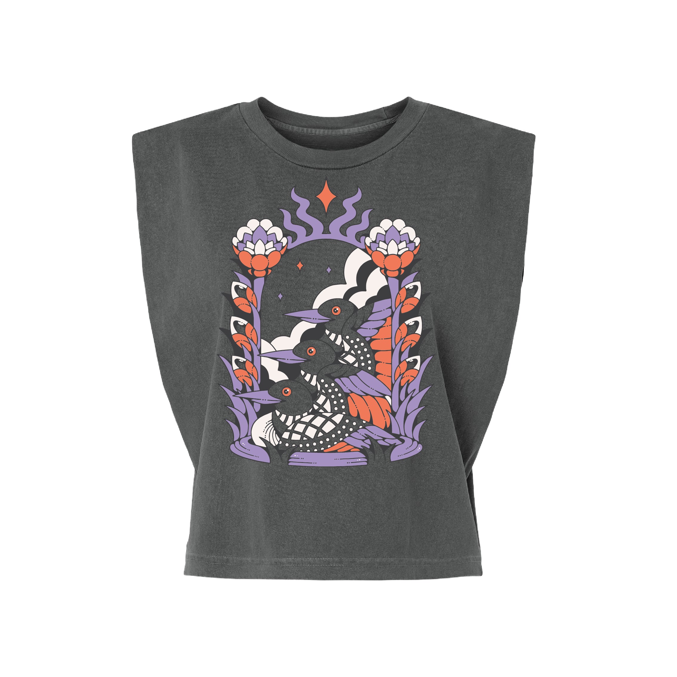 Cosmic Loons Boxy Muscle Tank