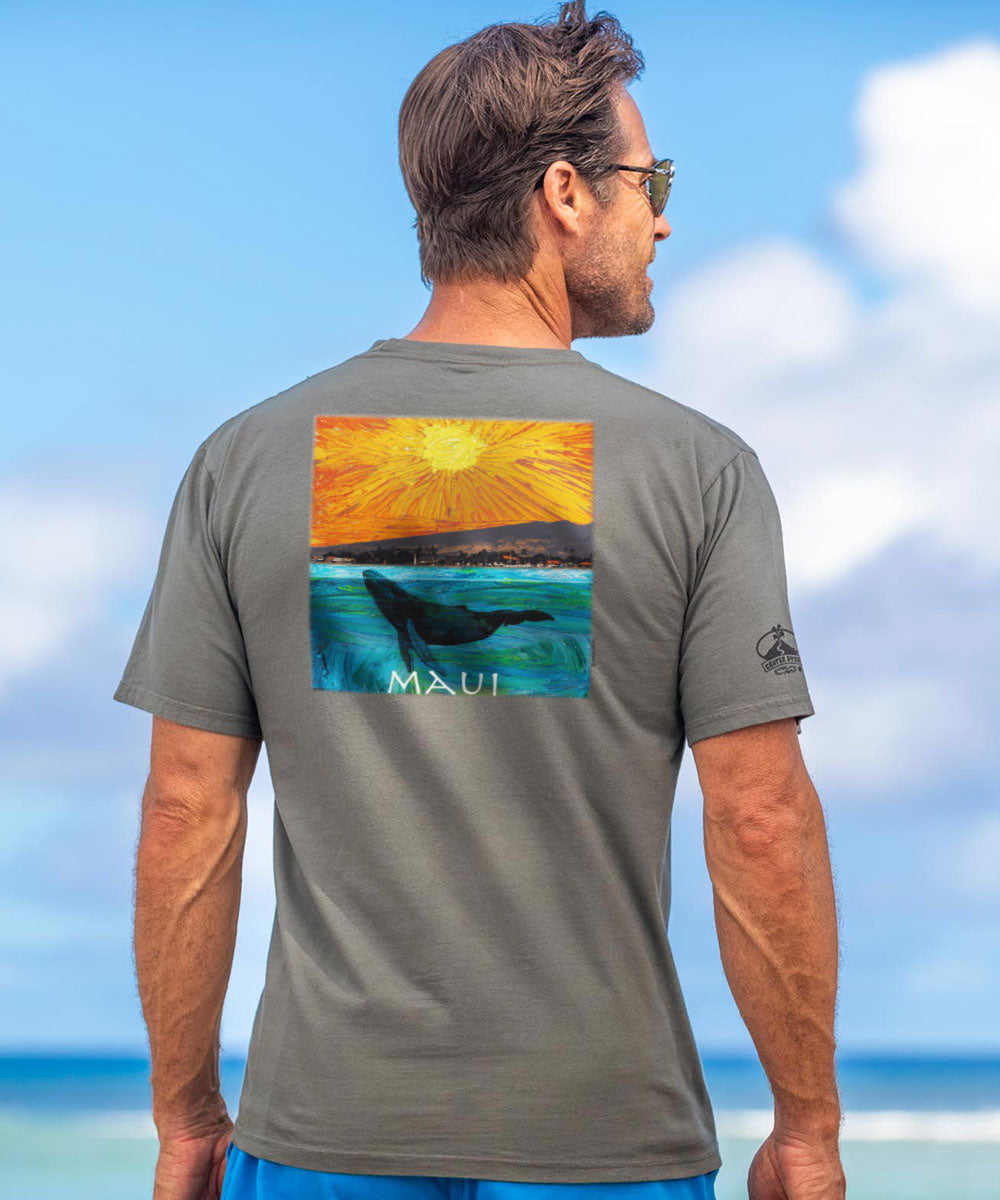 I Am Sun - Crater Dyed® Short Sleeve Crewneck T-Shirt 2 I Am Sun - Crater Dyed® Short Sleeve Crewneck T-Shirt