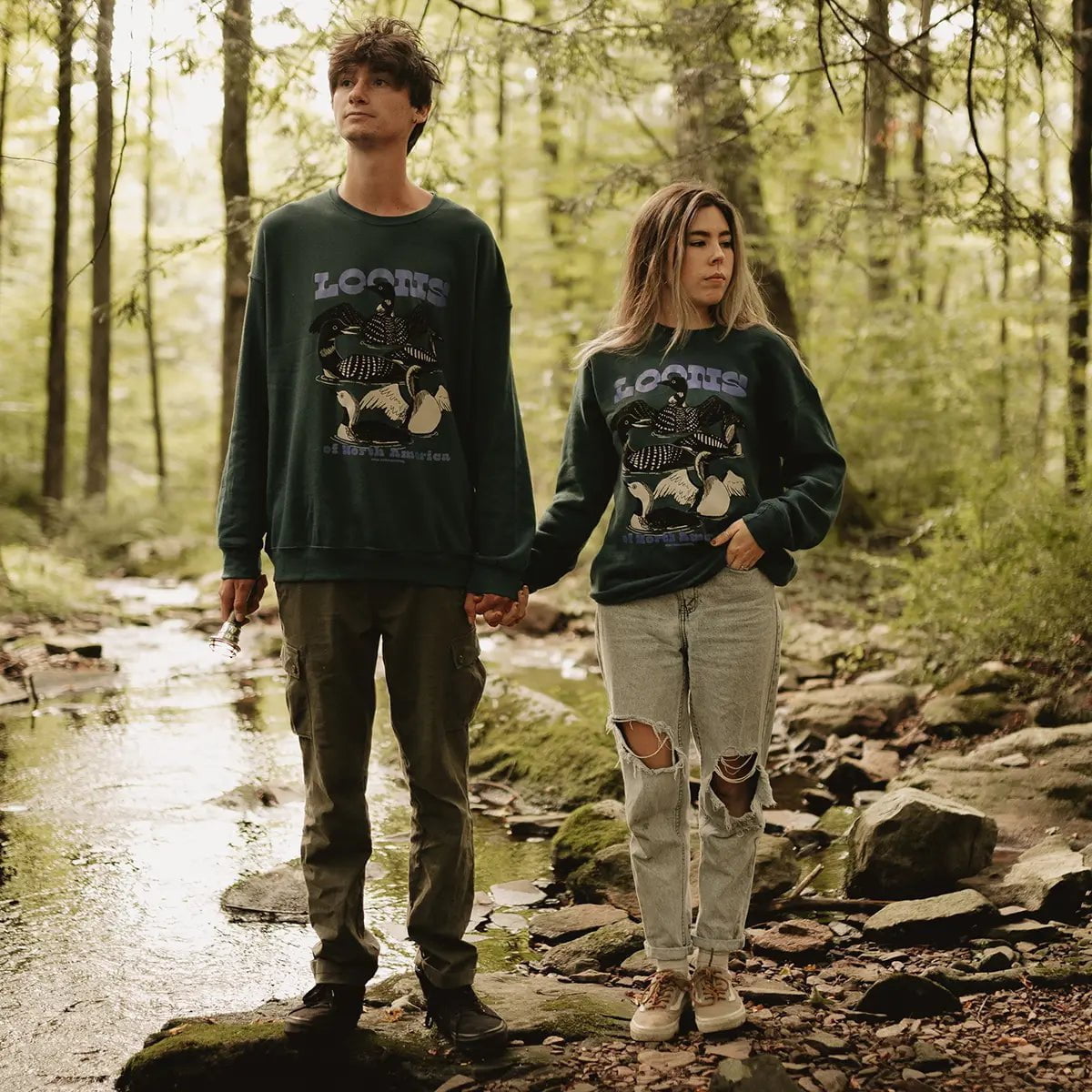 Loons of North America Sweatshirt 2 Loons of North America Sweatshirt