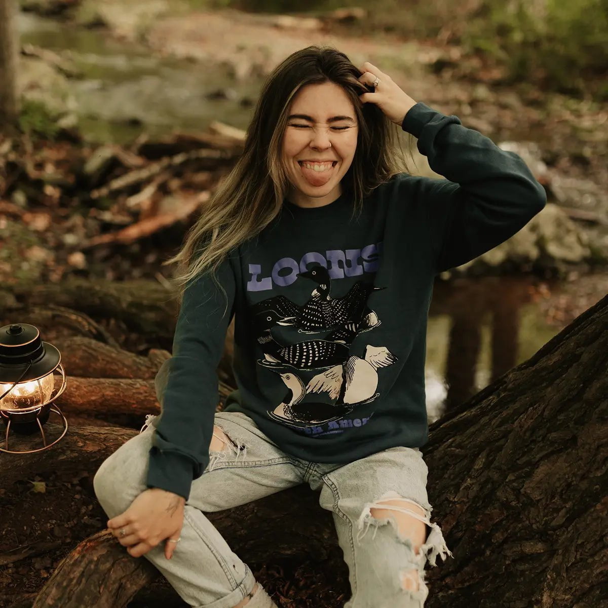 Loons of North America Sweatshirt 3 Loons of North America Sweatshirt