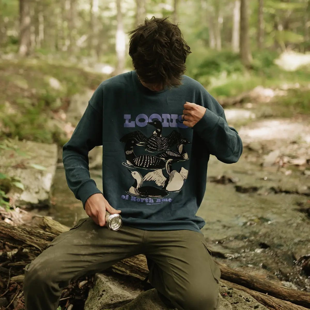 Loons of North America Sweatshirt 4 Loons of North America Sweatshirt
