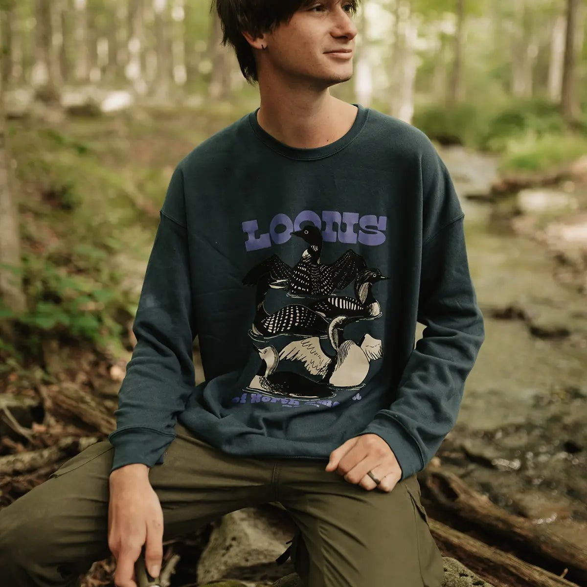 Loons of North America Sweatshirt 5 Loons of North America Sweatshirt