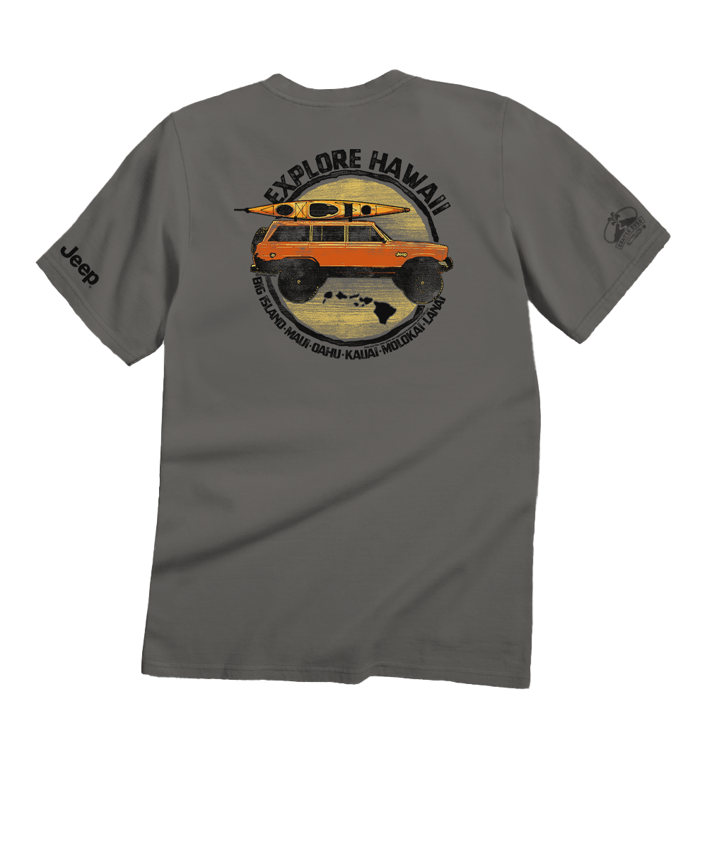 Jeep Explore - Crater Dyed® Short Sleeve Crewneck T-Shirt