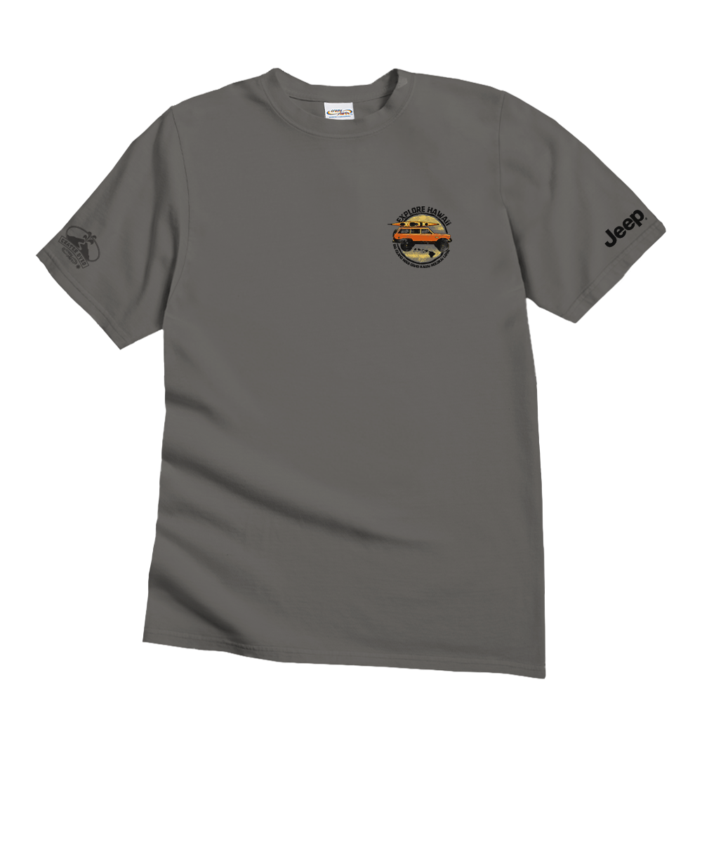 Jeep Explore - Crater Dyed® Short Sleeve Crewneck T-Shirt 4 Jeep Explore - Crater Dyed® Short Sleeve Crewneck T-Shirt