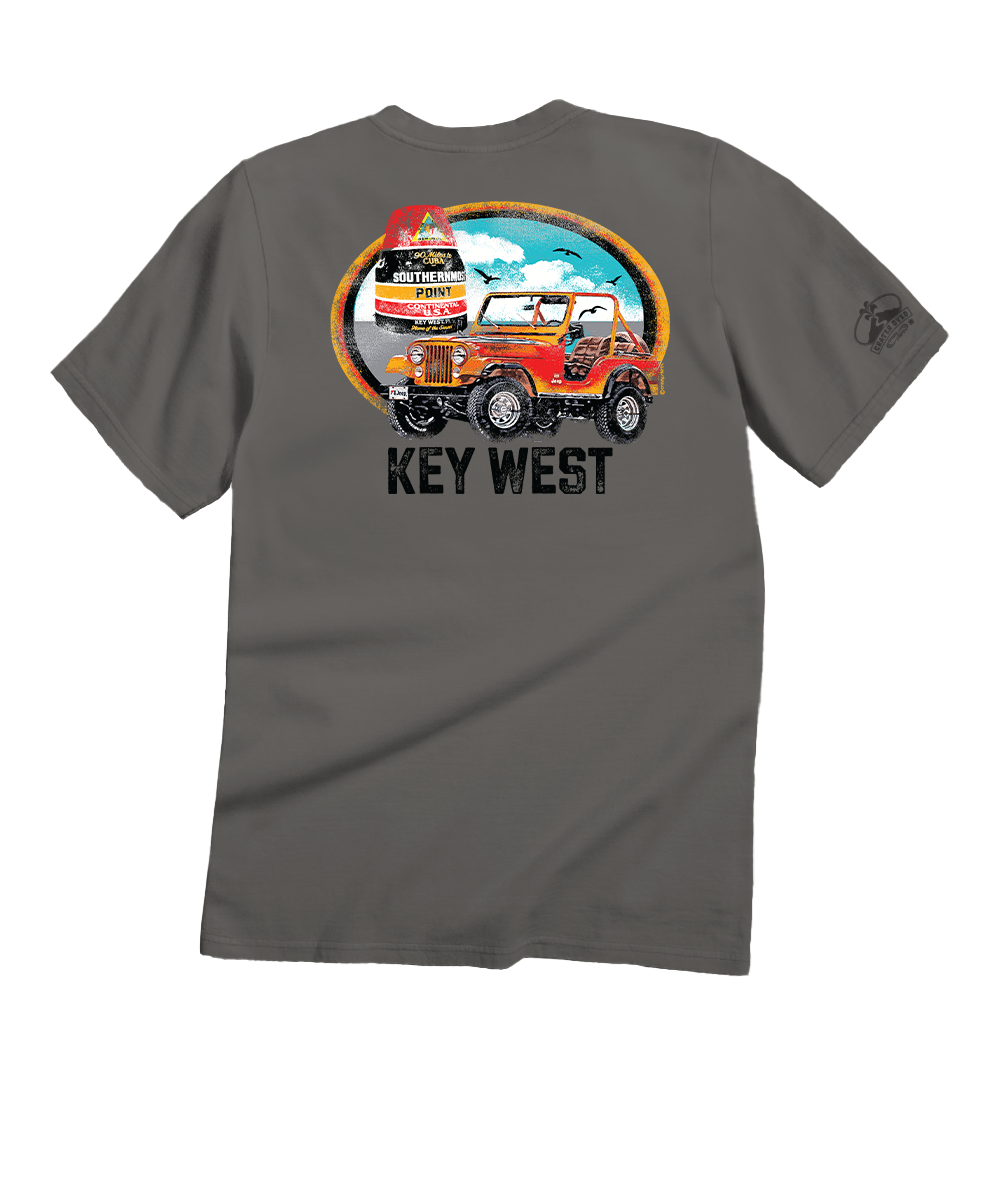 Jeep® Buoy Scenic - Crater Dyed® Short Sleeve Crewneck T-Shirt 1 Jeep® Buoy Scenic - Crater Dyed® Short Sleeve Crewneck T-Shirt