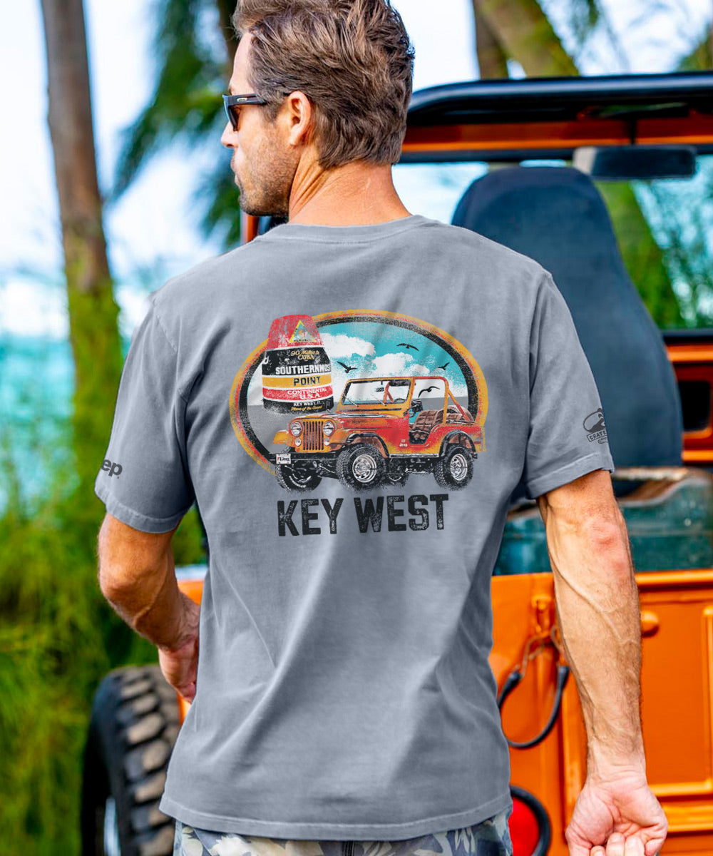 Jeep® Buoy Scenic - Crater Dyed® Short Sleeve Crewneck T-Shirt 2 Jeep® Buoy Scenic - Crater Dyed® Short Sleeve Crewneck T-Shirt