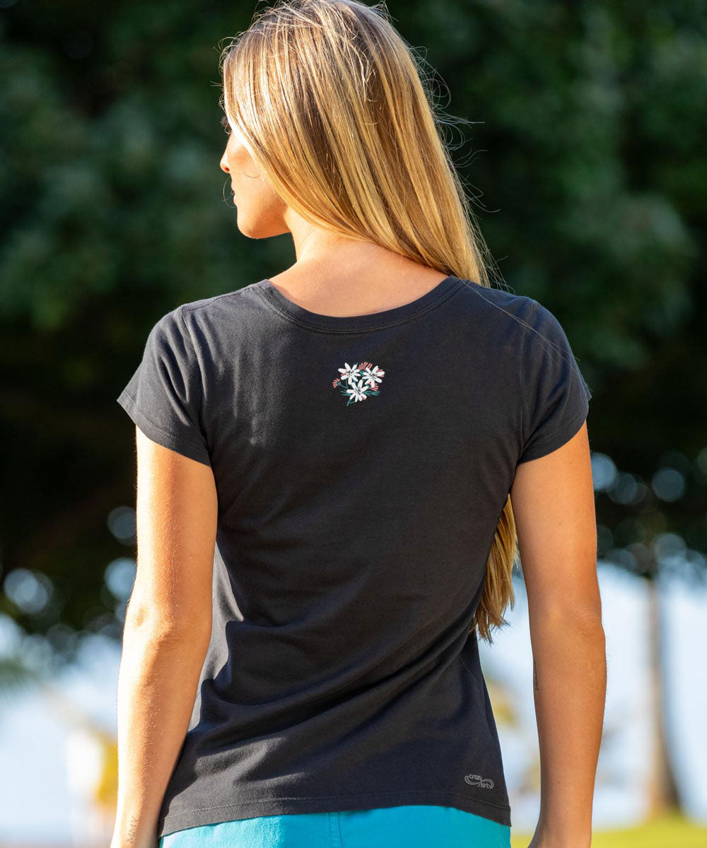 Jeep® Wander Free - Jet Black Short Sleeve Pima T-Shirt 3 Jeep® Wander Free - Jet Black Short Sleeve Pima T-Shirt