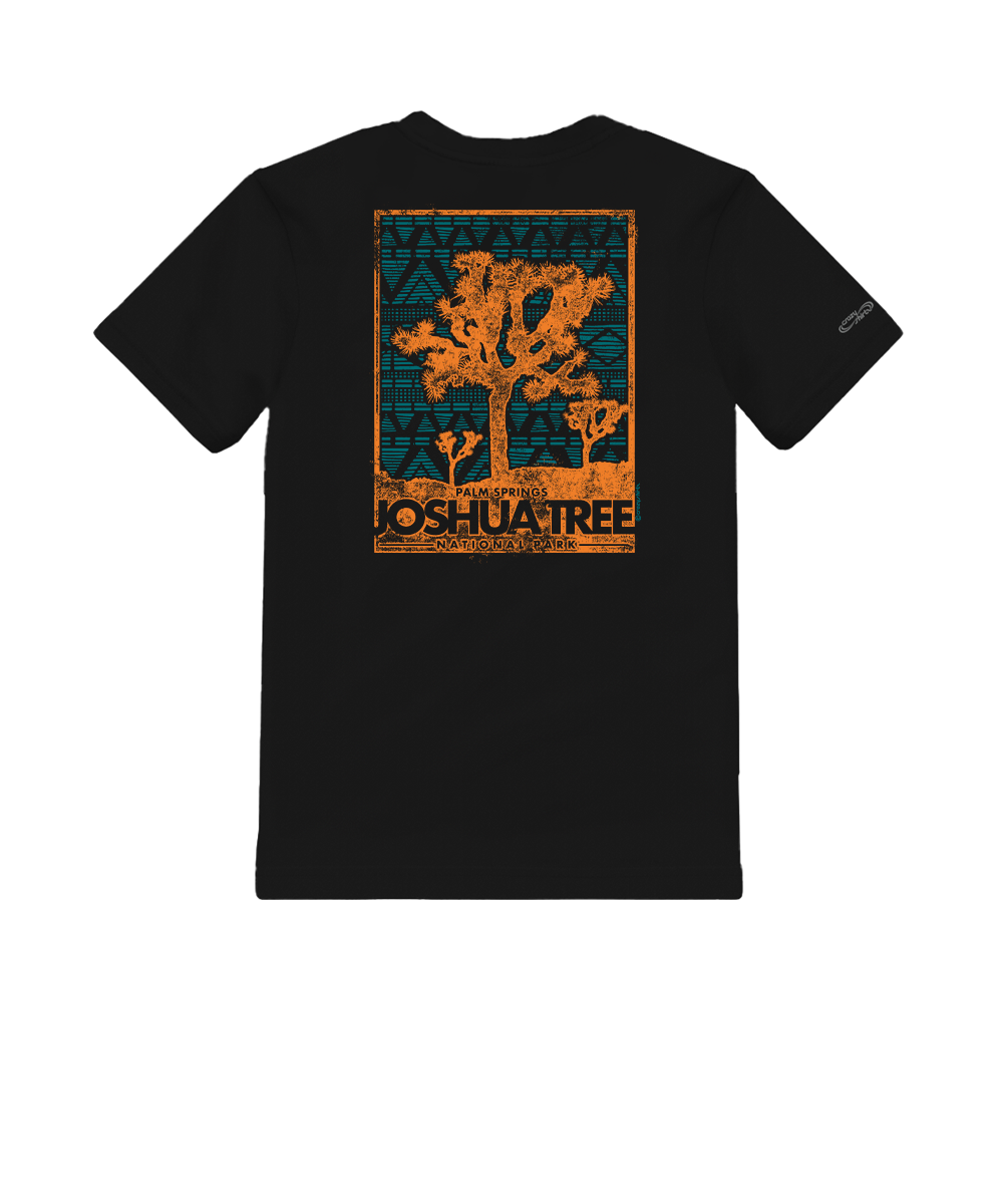 Joshua Tree - Black Short Sleeve Crewneck T-Shirt