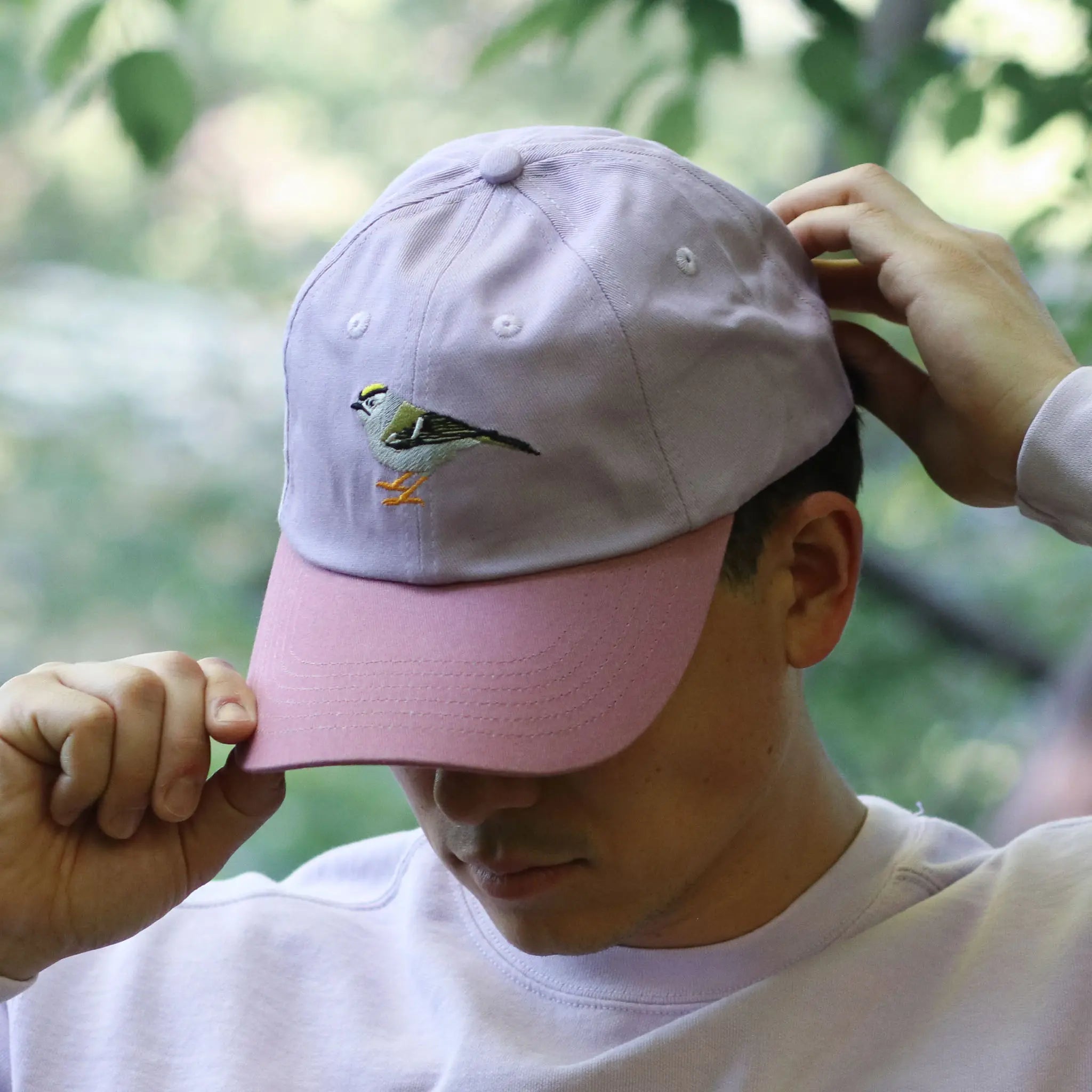 Golden-crowned Kinglet Dad Hat 4 Golden-crowned Kinglet Dad Hat