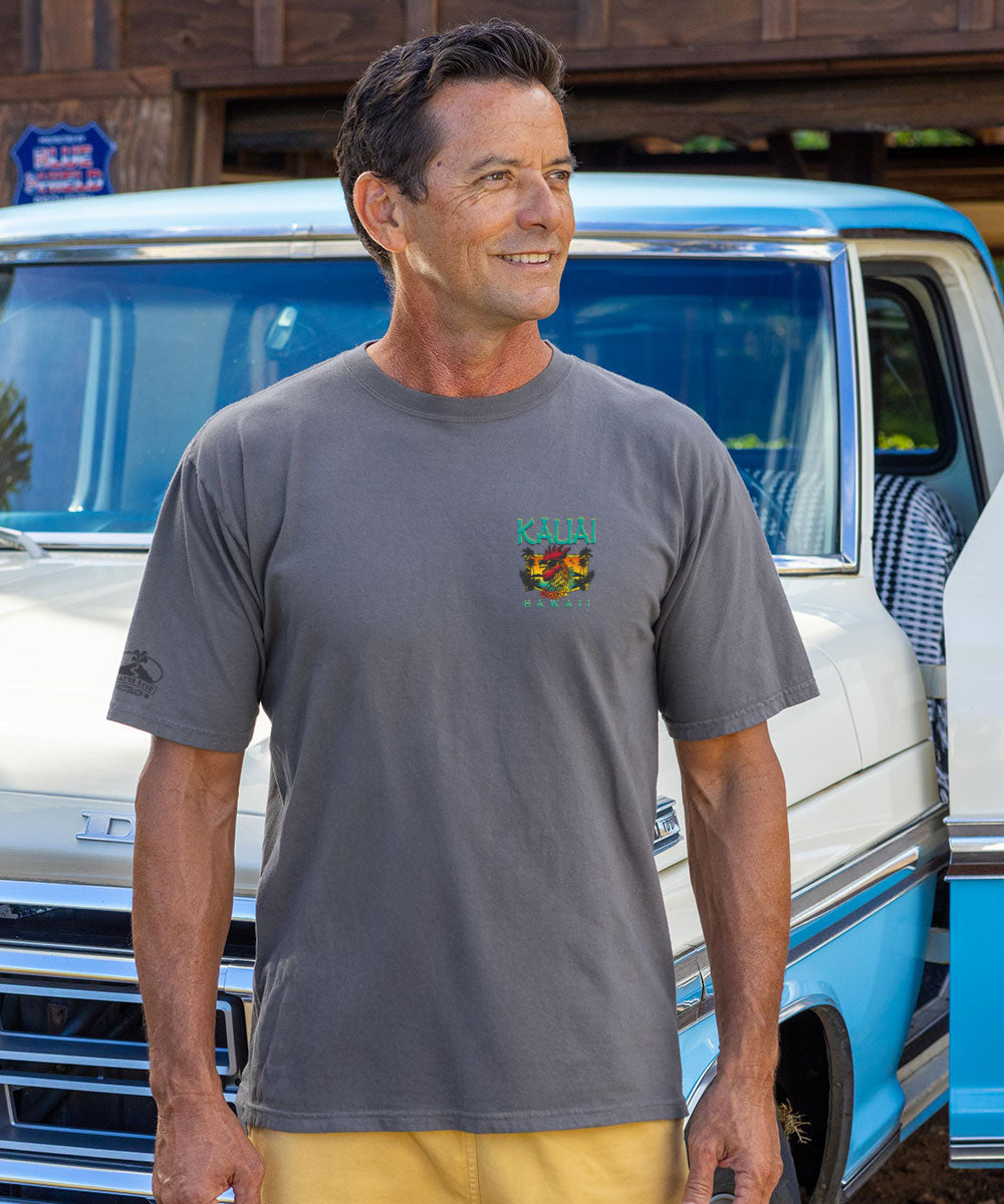 Kauai Chicken - Crater Dyed® Short Sleeve Crewneck T-Shirt 3 Kauai Chicken - Crater Dyed® Short Sleeve Crewneck T-Shirt