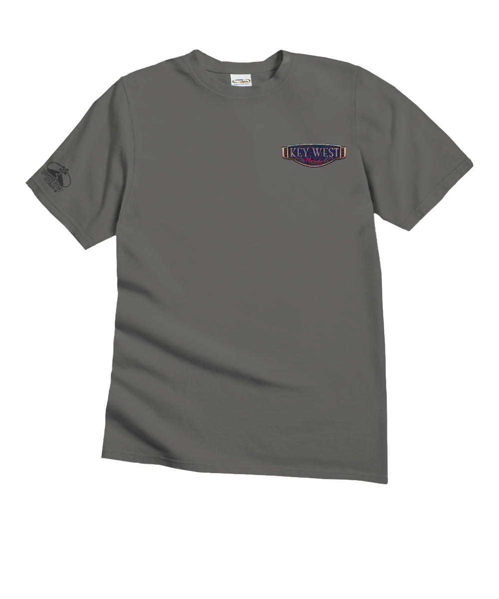 Key West Sunset - Crater Dyed® Short Sleeve Crewneck T-Shirt 4 Key West Sunset - Crater Dyed® Short Sleeve Crewneck T-Shirt