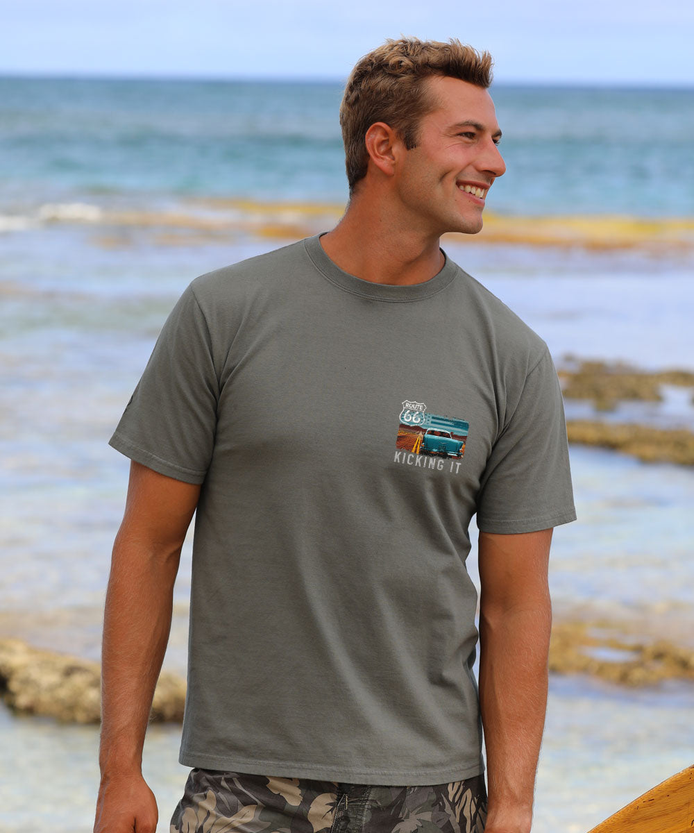 Kicking It 66 - Crater Dyed® Short Sleeve Crewneck T-Shirt 3 Kicking It 66 - Crater Dyed® Short Sleeve Crewneck T-Shirt
