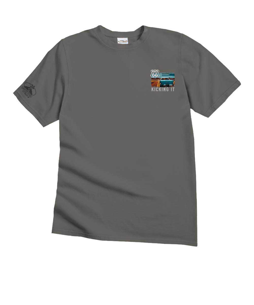 Kicking It 66 - Crater Dyed® Short Sleeve Crewneck T-Shirt 4 Kicking It 66 - Crater Dyed® Short Sleeve Crewneck T-Shirt