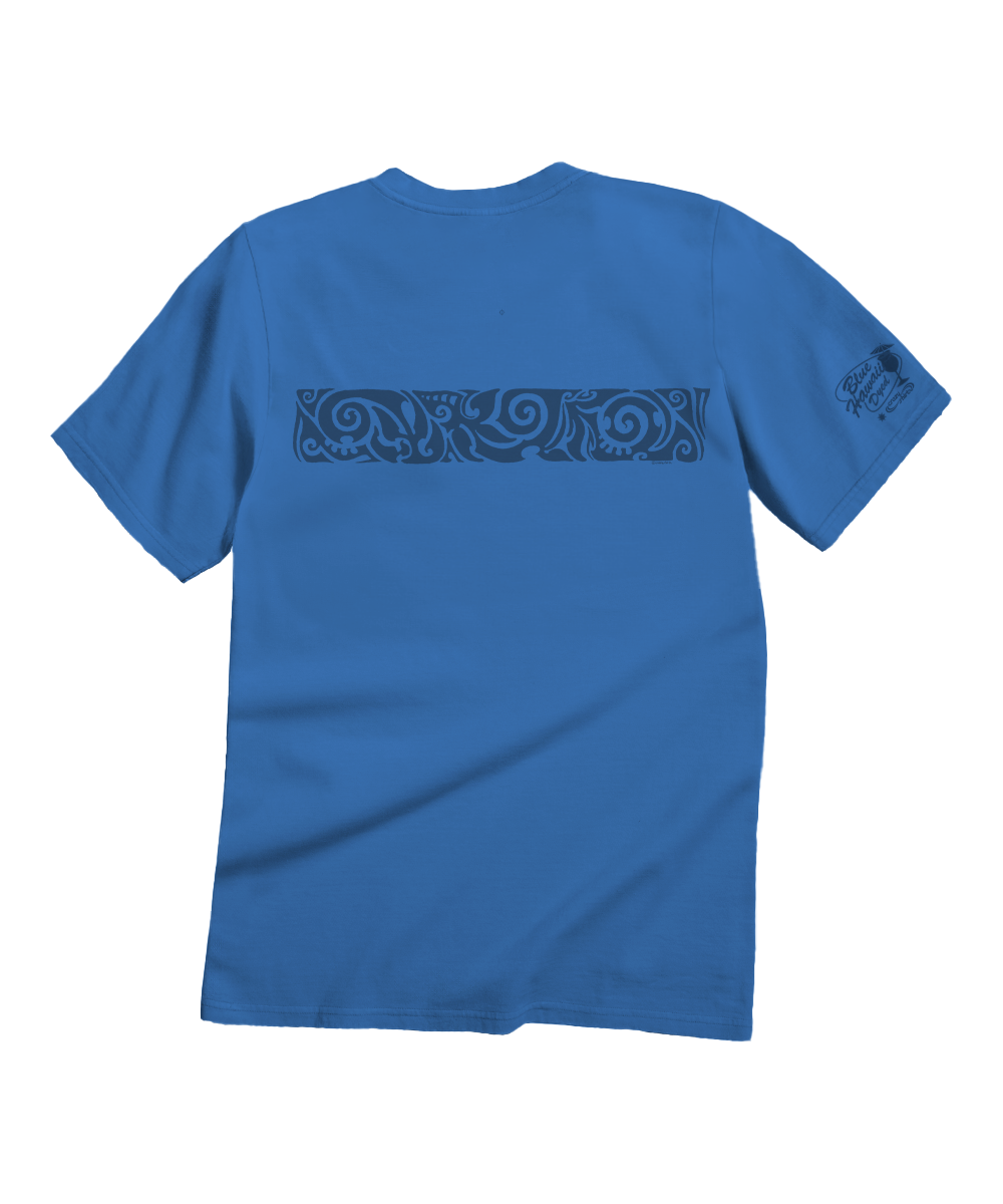 Koa Band - Blue Hawaii Dyed Short Sleeve Crewneck T-Shirt 4 Koa Band - Blue Hawaii Dyed Short Sleeve Crewneck T-Shirt