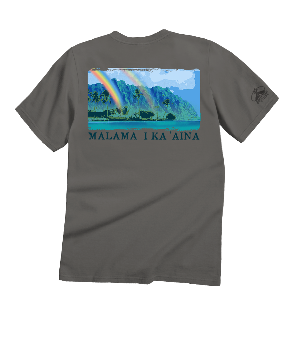 Koolau Mountains - Crater Dyed® Short Sleeve Crewneck T-Shirt 1 Koolau Mountains - Crater Dyed® Short Sleeve Crewneck T-Shirt