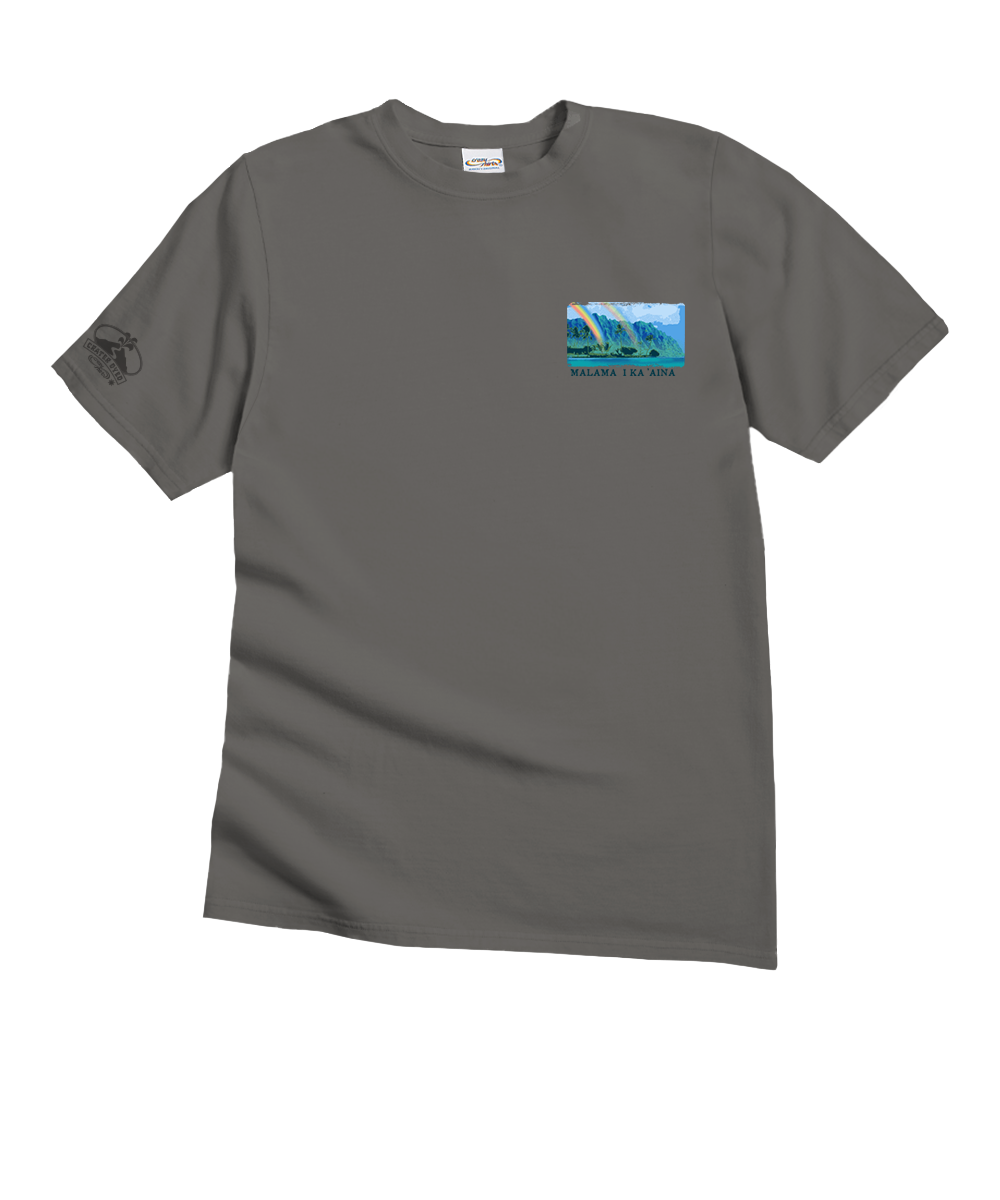 Koolau Mountains - Crater Dyed® Short Sleeve Crewneck T-Shirt 4 Koolau Mountains - Crater Dyed® Short Sleeve Crewneck T-Shirt