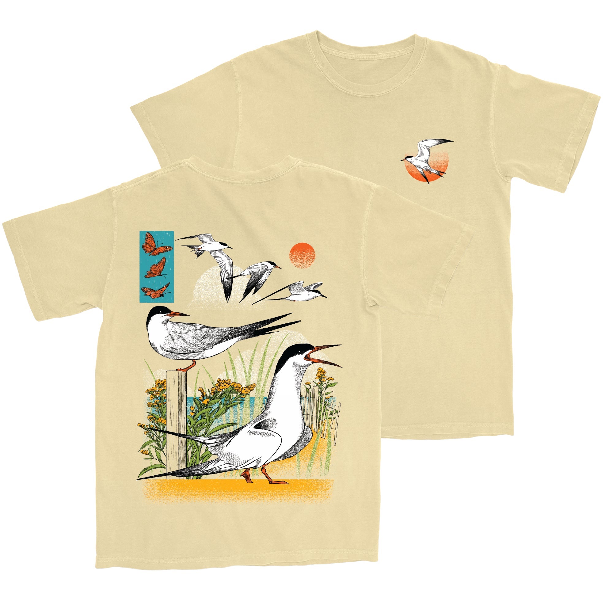 Terns of Great Gull Island T-Shirt 1 Terns of Great Gull Island T-Shirt