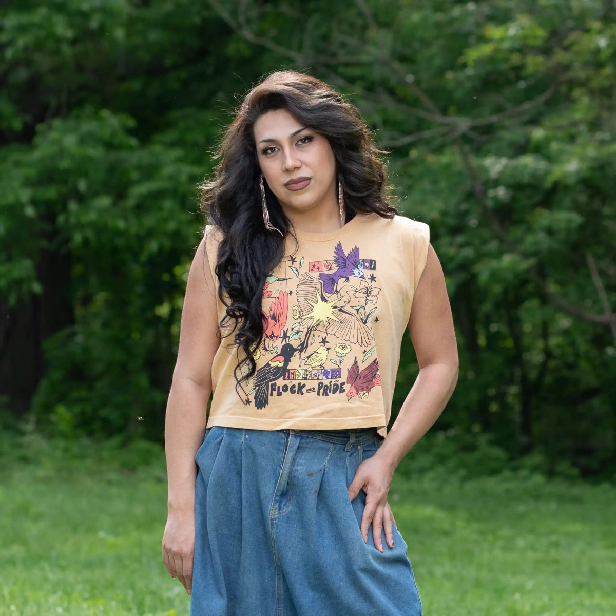 Flock With Pride Boxy Muscle Tank 3 Flock With Pride Boxy Muscle Tank
