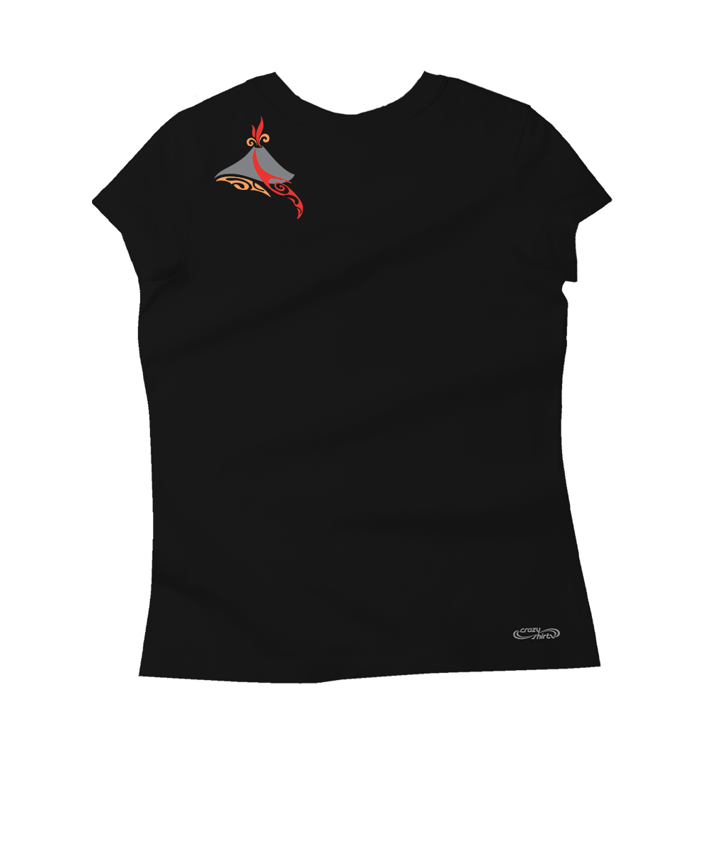 Lava Tribal - Jet Black Short Sleeve Pima T-Shirt 2 Lava Tribal - Jet Black Short Sleeve Pima T-Shirt