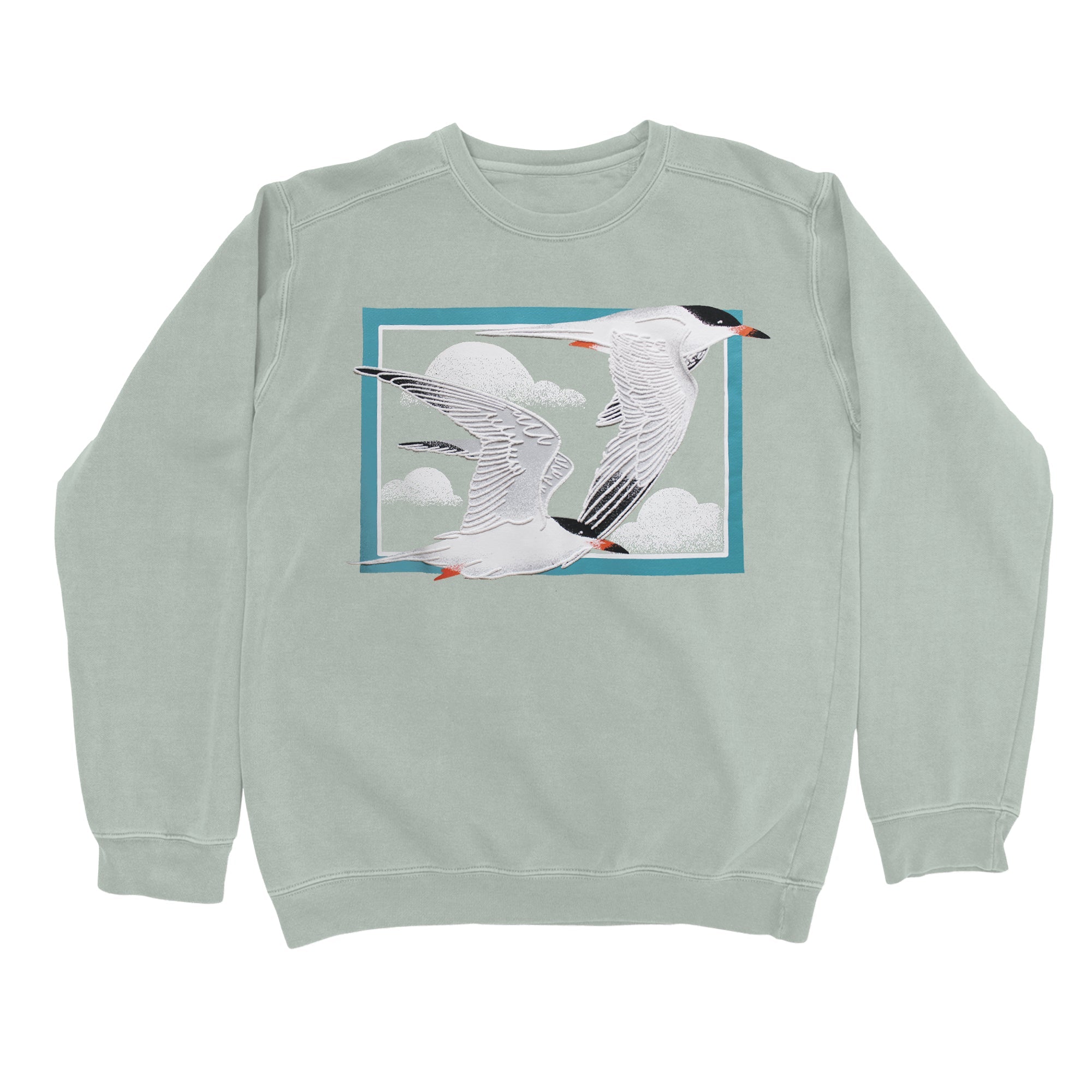 Tern Puff Print Heavyweight Sweatshirt 1 Tern Puff Print Heavyweight Sweatshirt