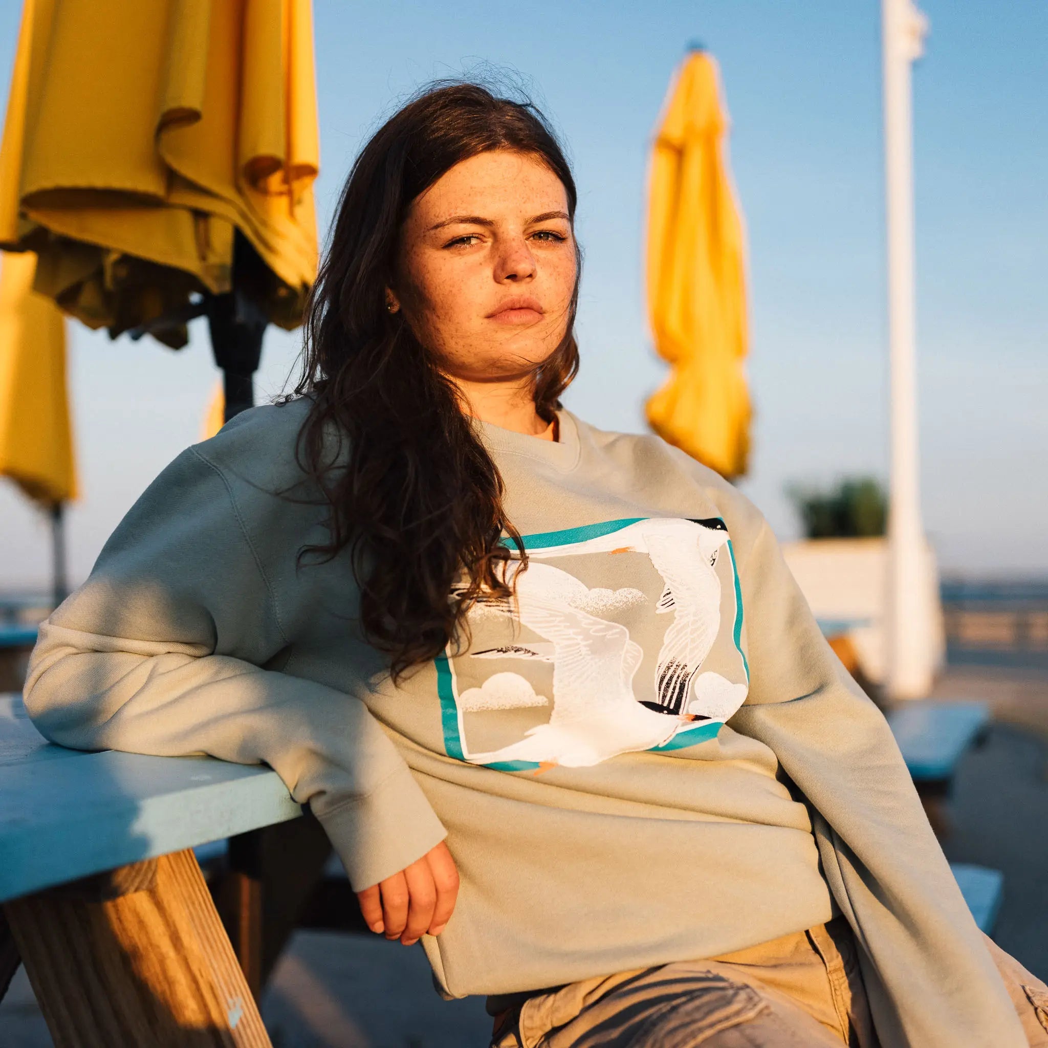 Tern Puff Print Heavyweight Sweatshirt 2 Tern Puff Print Heavyweight Sweatshirt