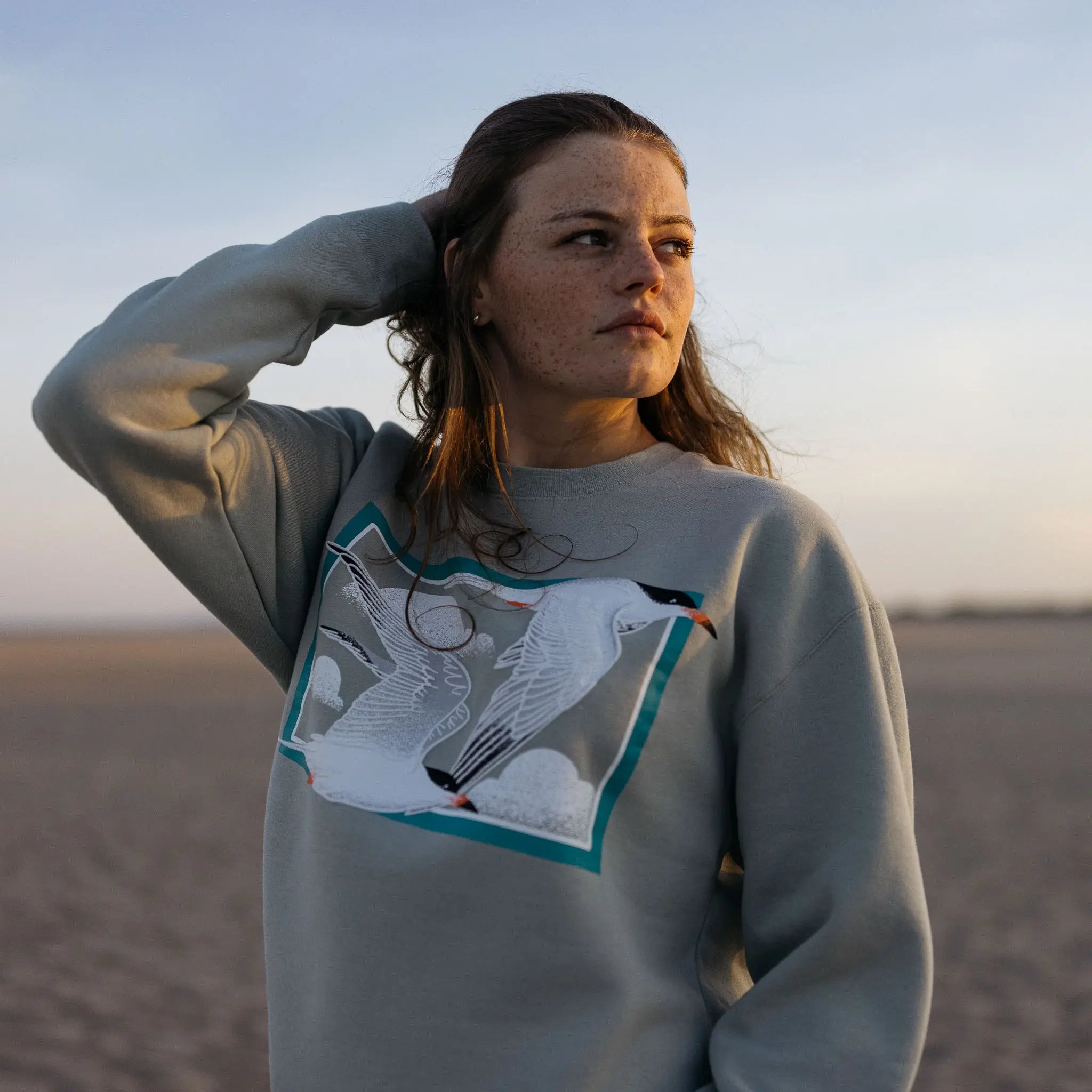 Tern Puff Print Heavyweight Sweatshirt 3 Tern Puff Print Heavyweight Sweatshirt