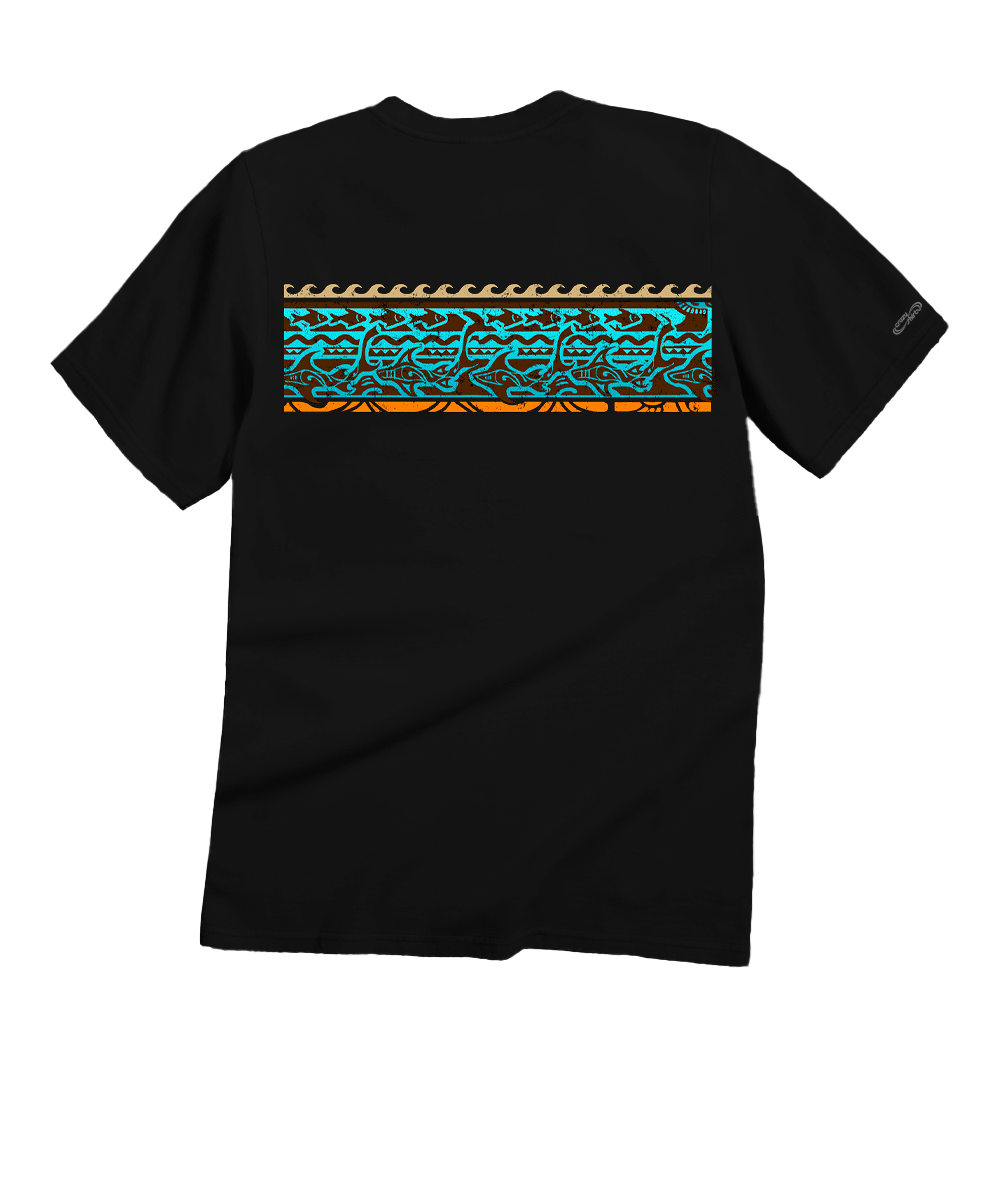 Mano Guardian Band - Black Short Sleeve Crewneck T-Shirt 4 Mano Guardian Band - Black Short Sleeve Crewneck T-Shirt