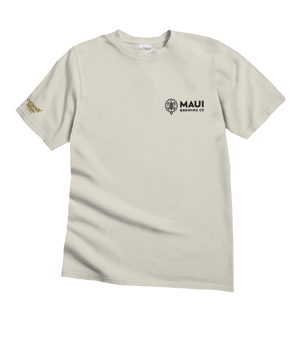 Maui Brewing Co Coconut Hiwa - Coconut Dyed Short Sleeve Crewneck T-Shirt 4 Maui Brewing Co Coconut Hiwa - Coconut Dyed Short Sleeve Crewneck T-Shirt