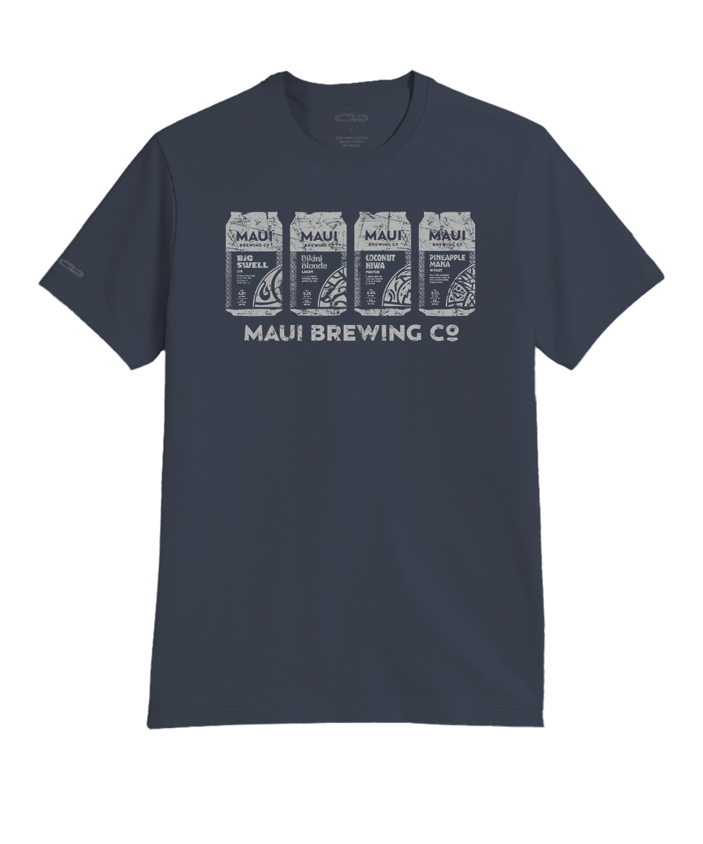 Maui Brewing Co New Brew - Smoke Short Sleeve Pima T-Shirt
