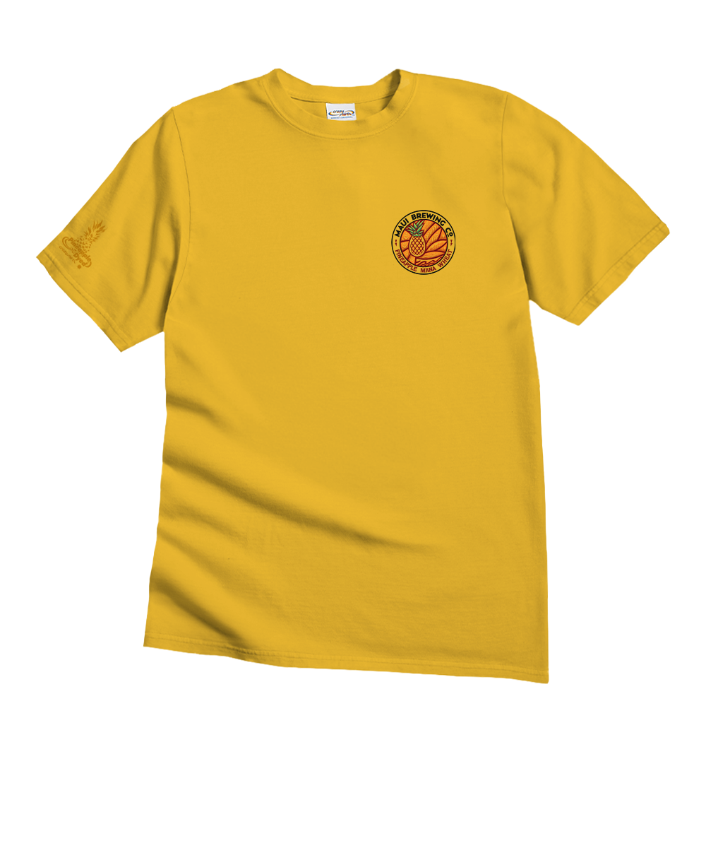 Maui Brewing Co Pineapple - Pineapple Dyed Short Sleeve Crewneck T-Shirt 4 Maui Brewing Co Pineapple - Pineapple Dyed Short Sleeve Crewneck T-Shirt