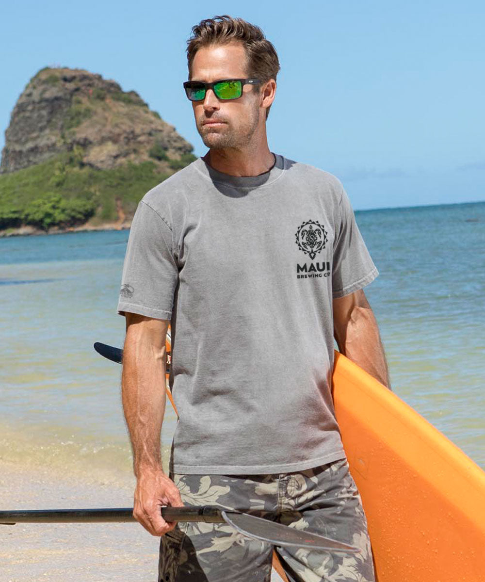 Maui Brewing Co Sobrehumano - Crater Dyed® Short Sleeve Crewneck T-Shirt 3 Maui Brewing Co Sobrehumano - Crater Dyed® Short Sleeve Crewneck T-Shirt