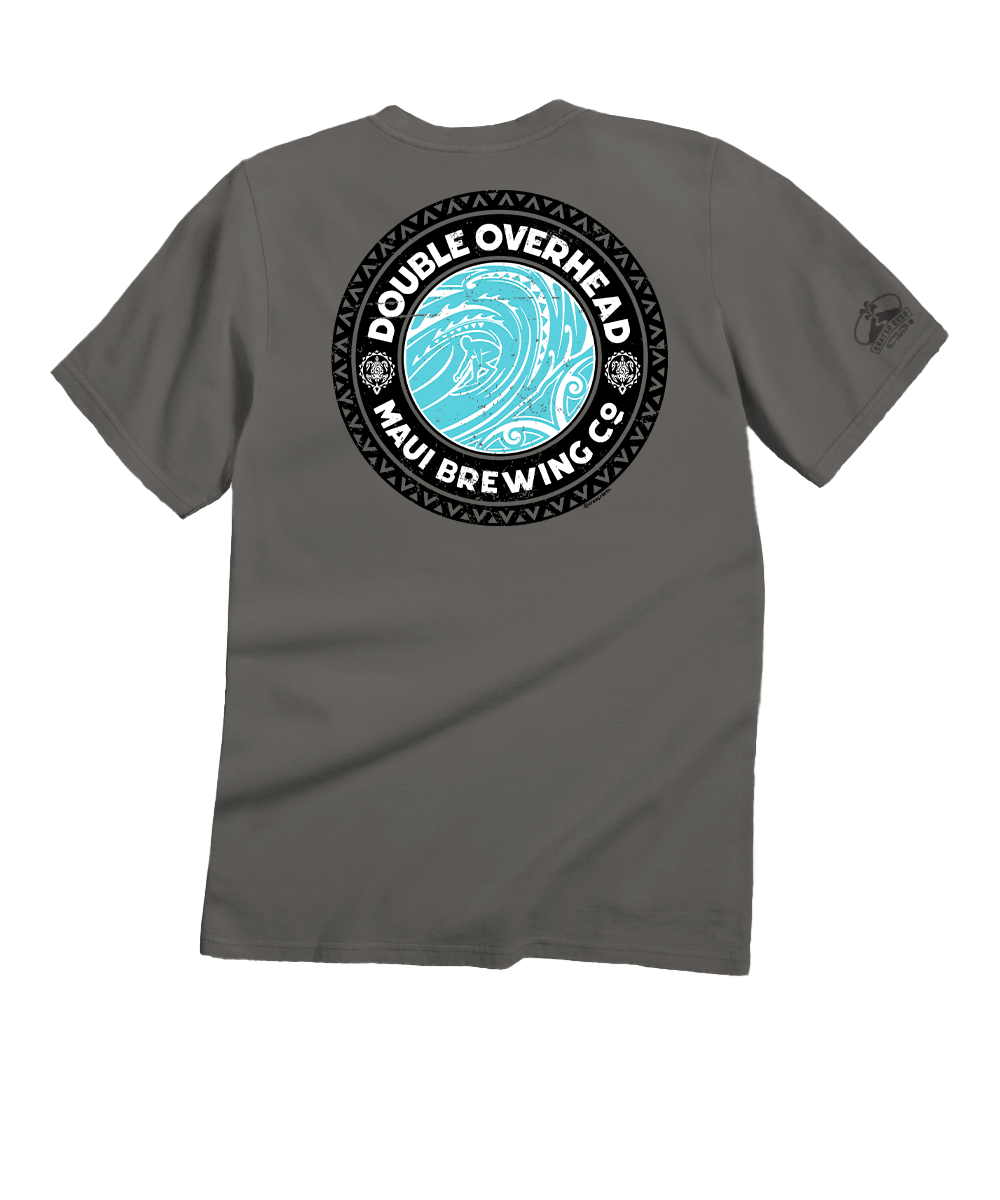 Maui Brewing Co. Double Overhead - Crater Dyed® Short Sleeve Crewneck T-Shirt 1 Maui Brewing Co. Double Overhead - Crater Dyed® Short Sleeve Crewneck T-Shirt