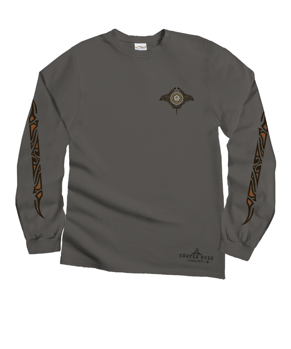 Maui Legend - Crater Dyed® Long Sleeve Crewneck T-Shirt 4 Maui Legend - Crater Dyed® Long Sleeve Crewneck T-Shirt
