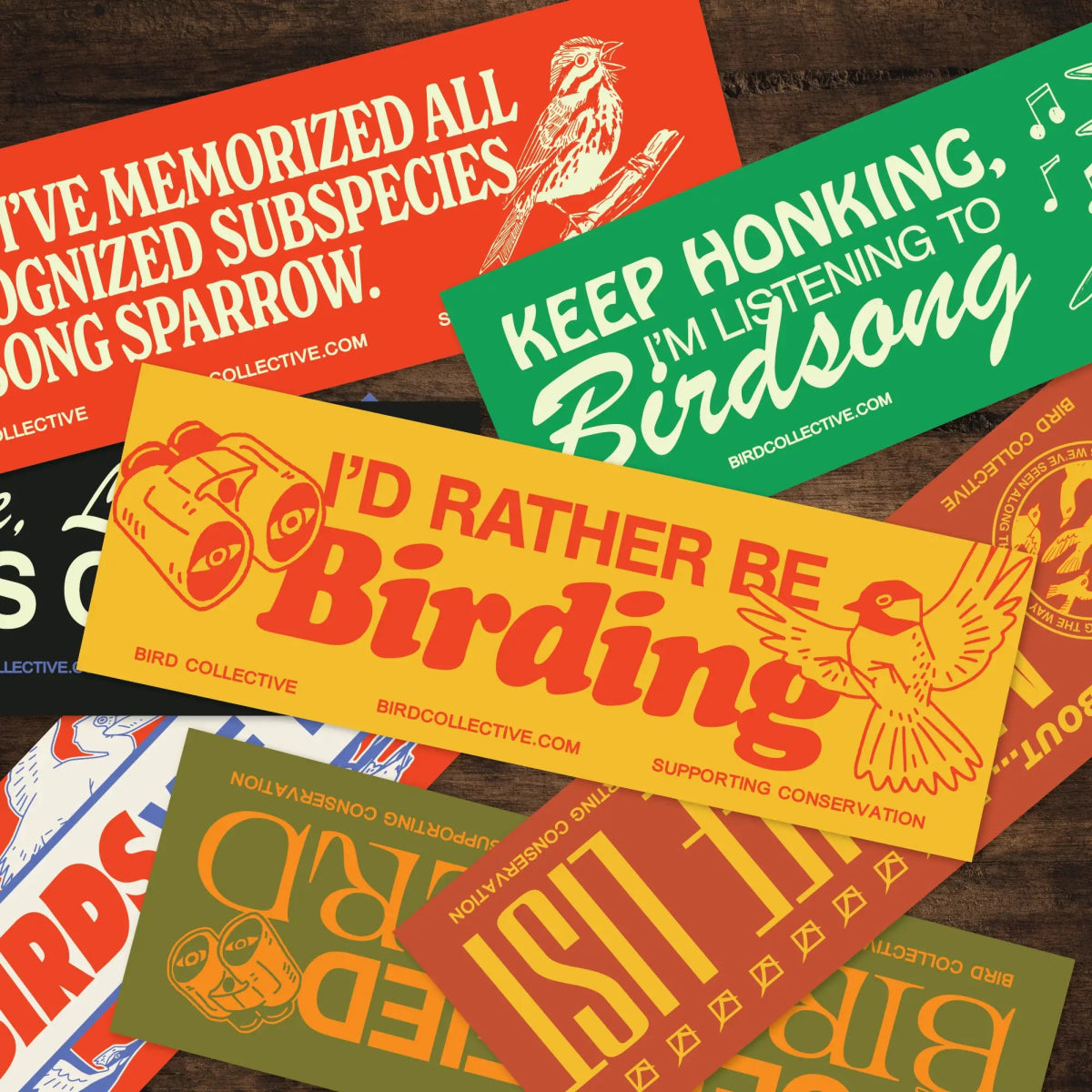 Rather Be Birding Bumper Sticker 2 Rather Be Birding Bumper Sticker